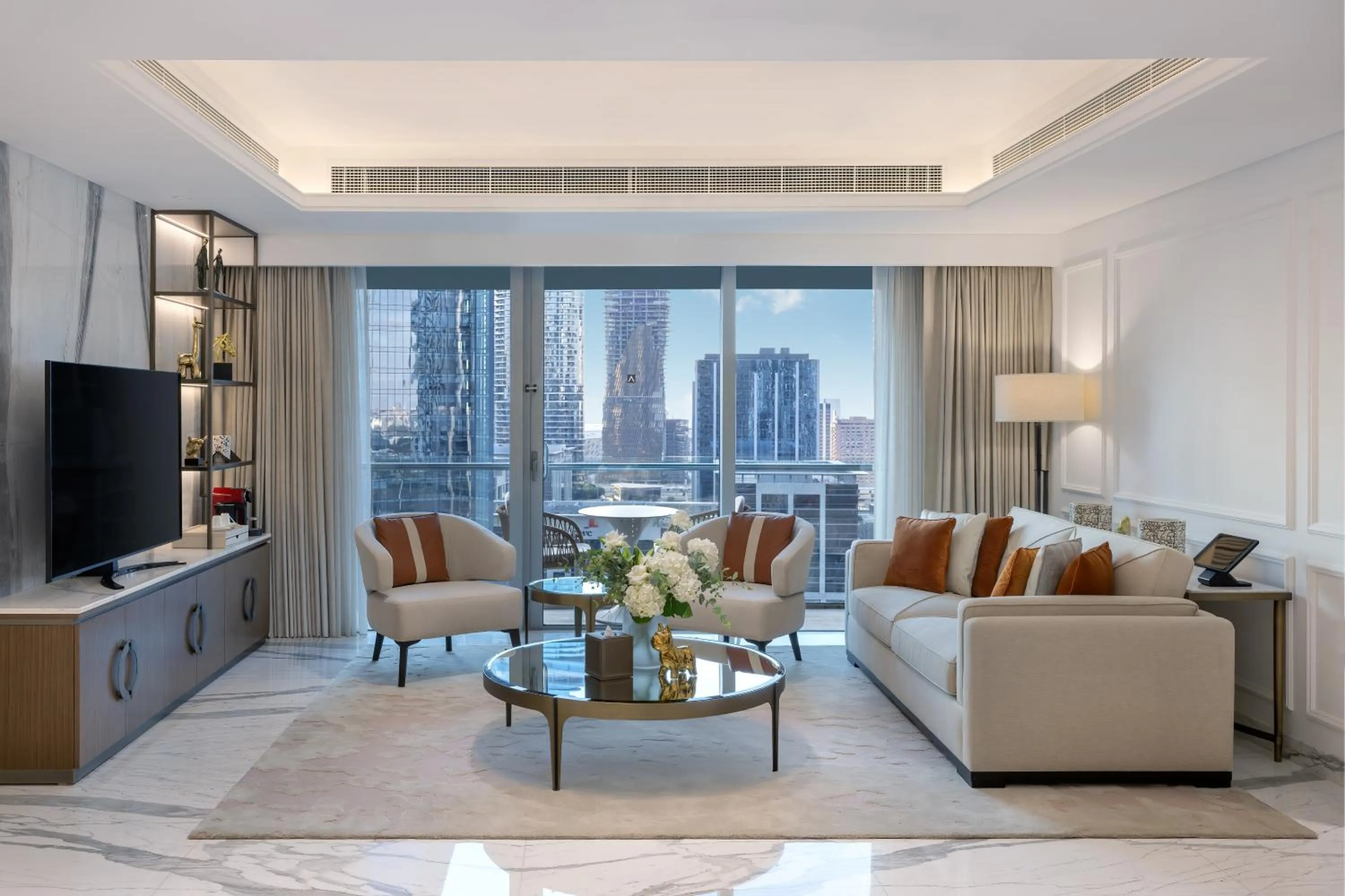 Living room in Kempinski Central Avenue Dubai