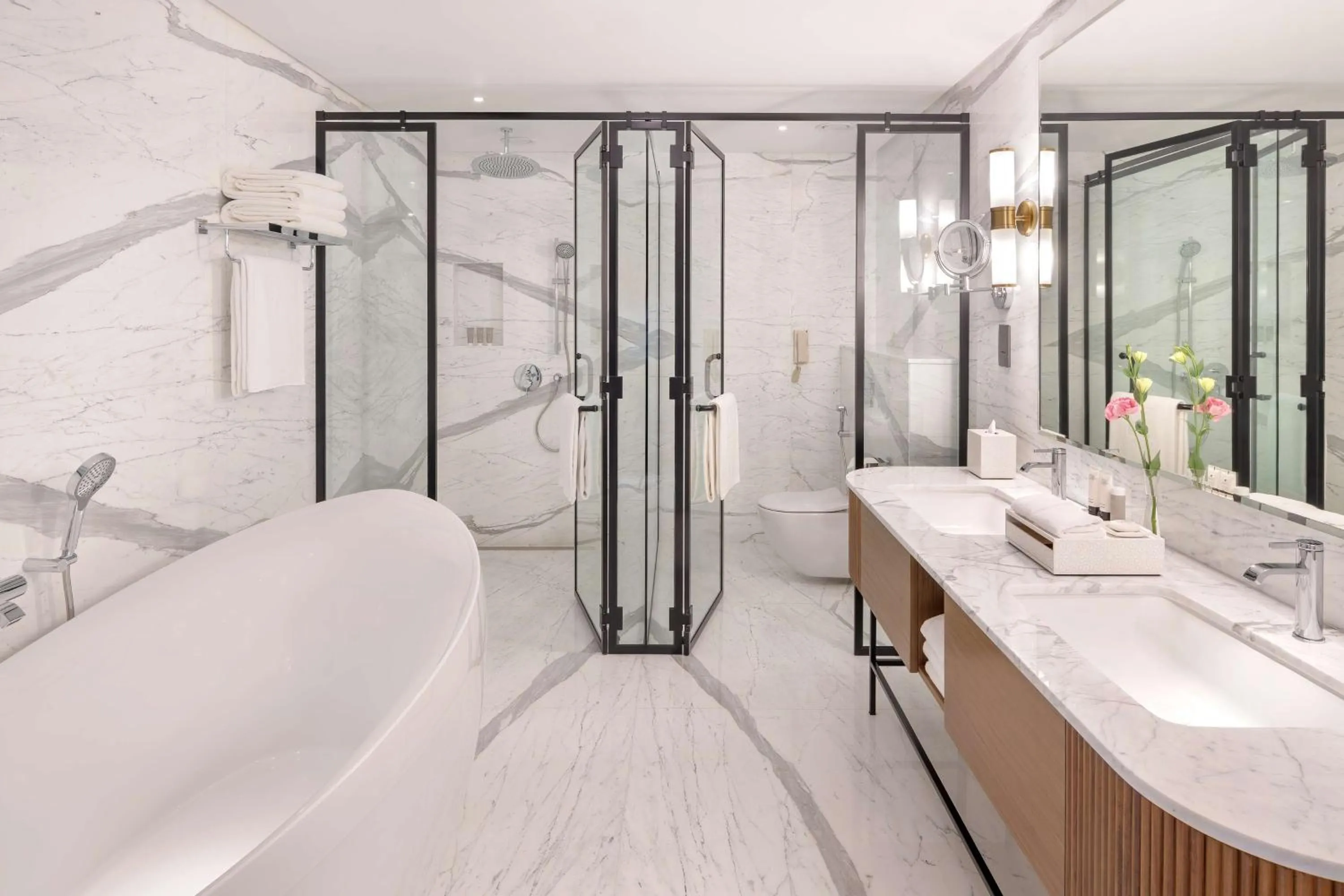 Bathroom in Address Dubai Mall