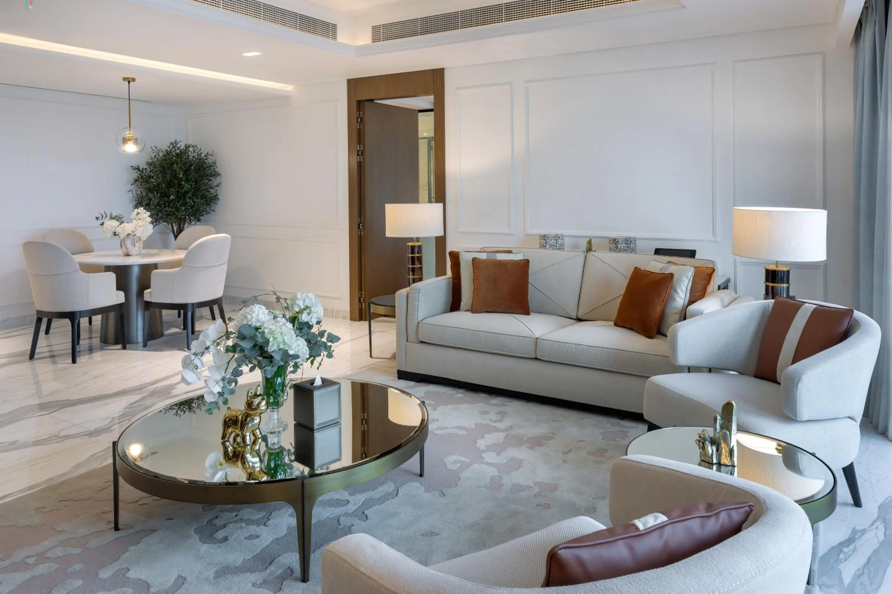 Living room in Kempinski Central Avenue Dubai