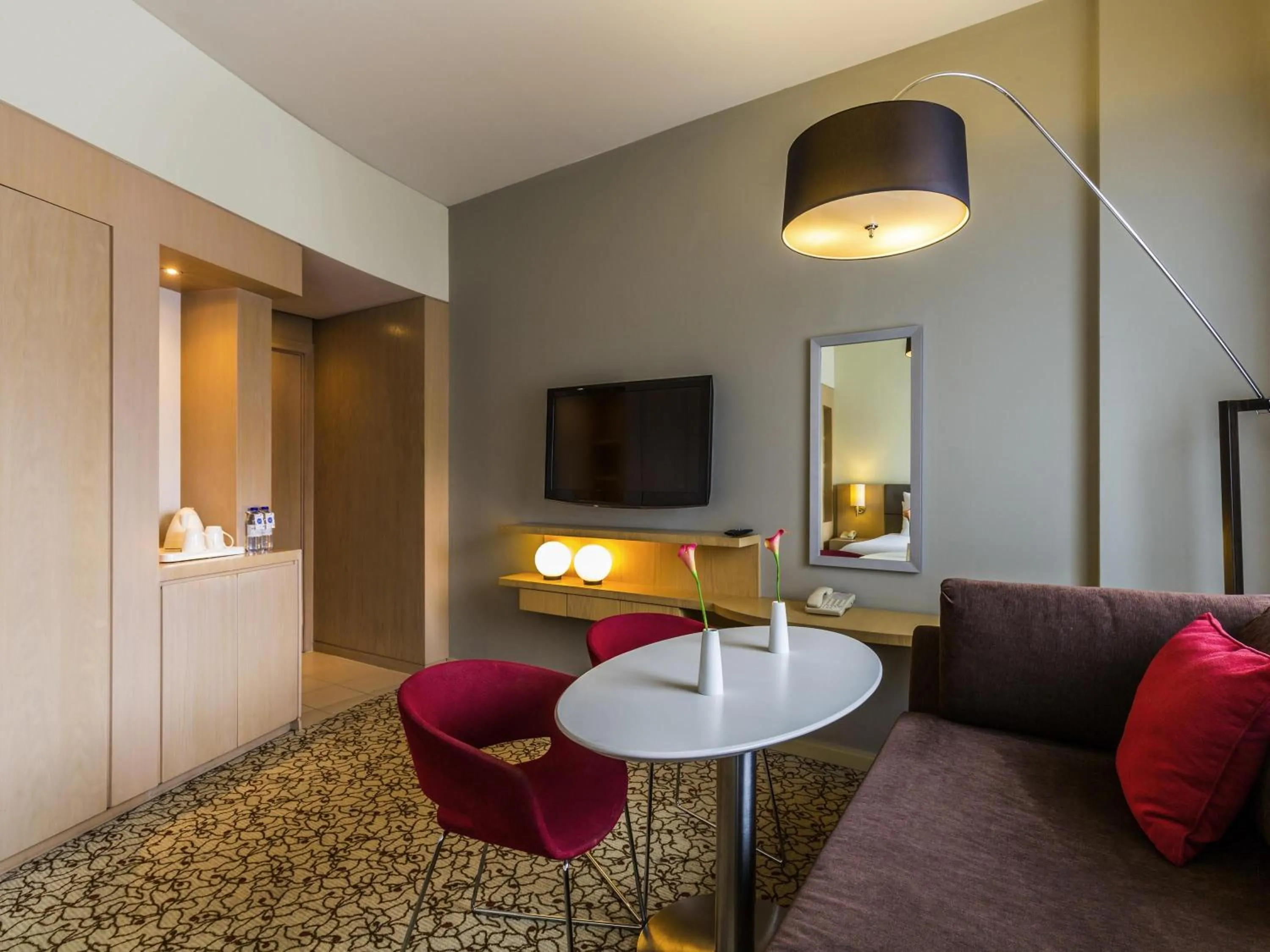 Bedroom in Novotel Suites Mall Avenue Dubai