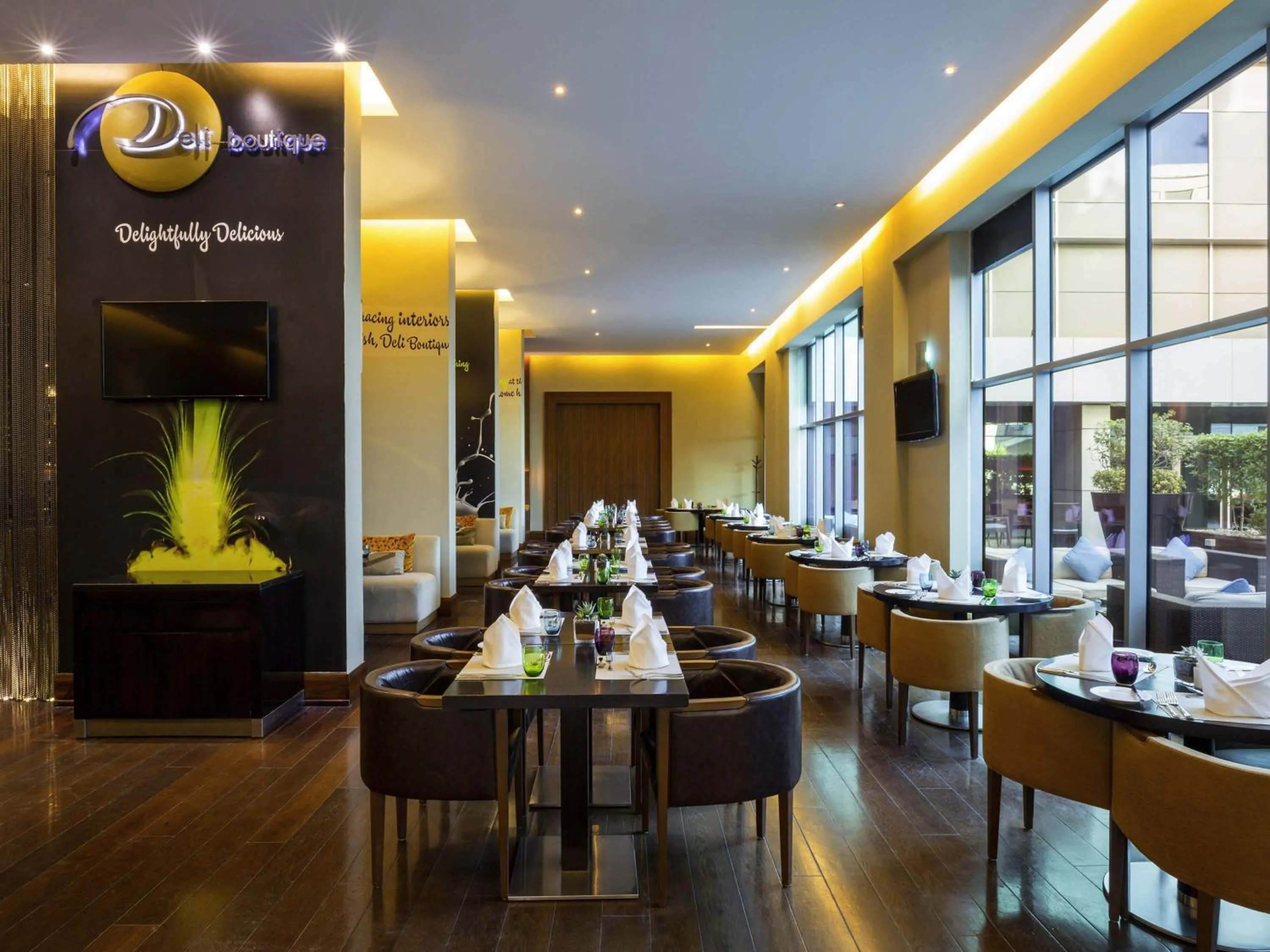 Restaurant/places to eat in Novotel Suites Mall Avenue Dubai