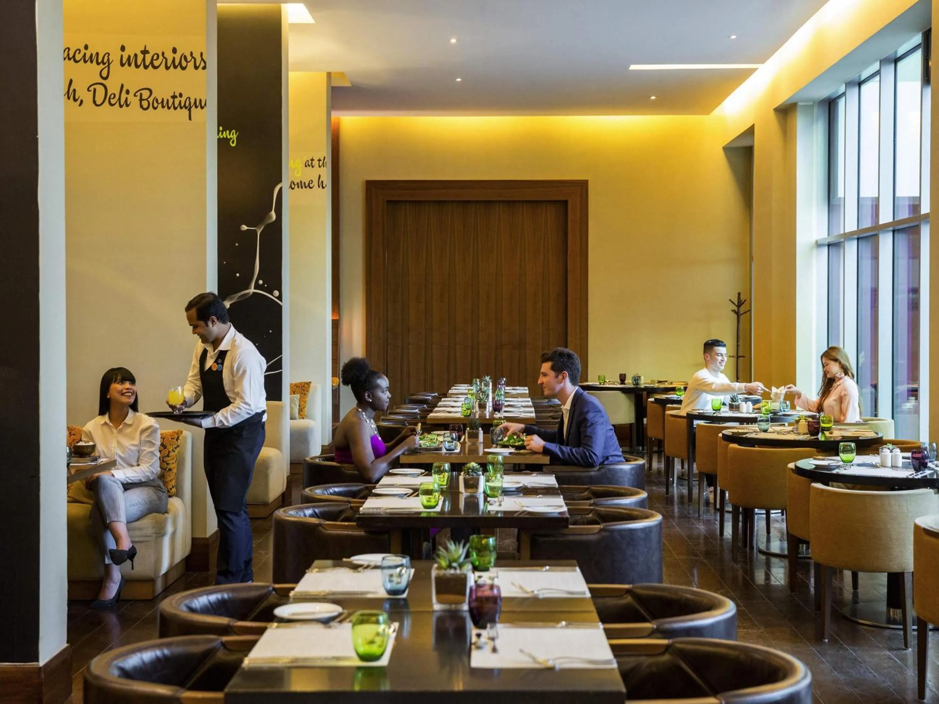 Restaurant/places to eat in Novotel Suites Mall Avenue Dubai