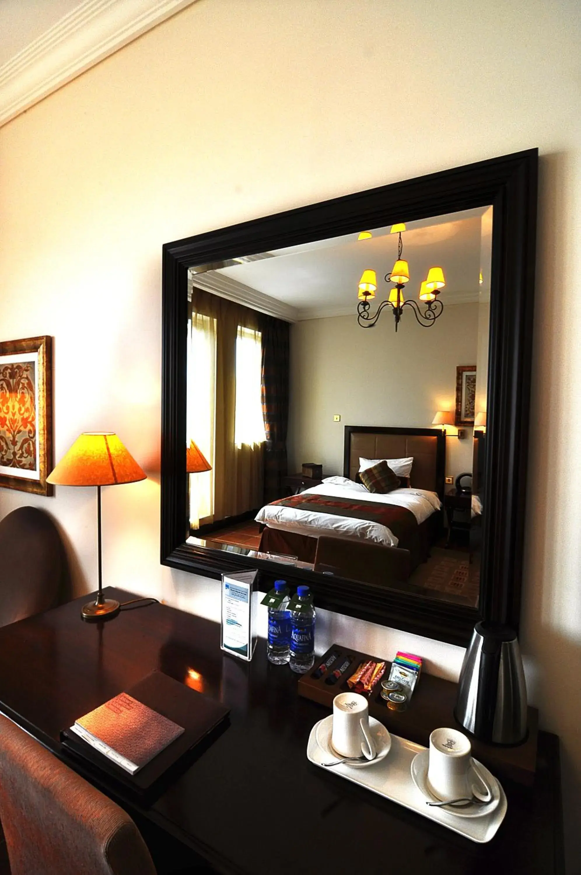 Coffee/tea facilities, Bed in Arabian Ranches Golf Club Coffee/tea facilities, Bed in Arabian Ranches Golf Club