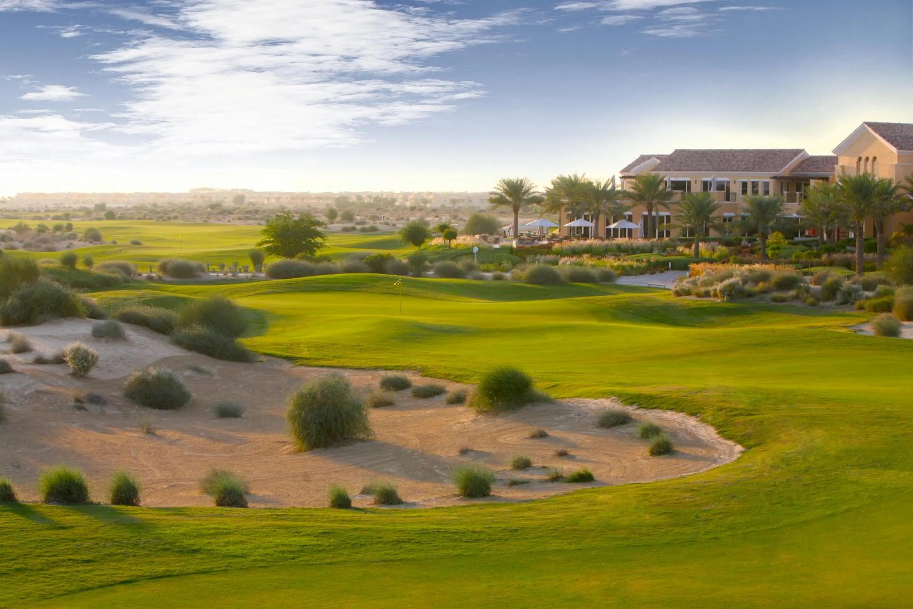 Golfcourse in Arabian Ranches Golf Club