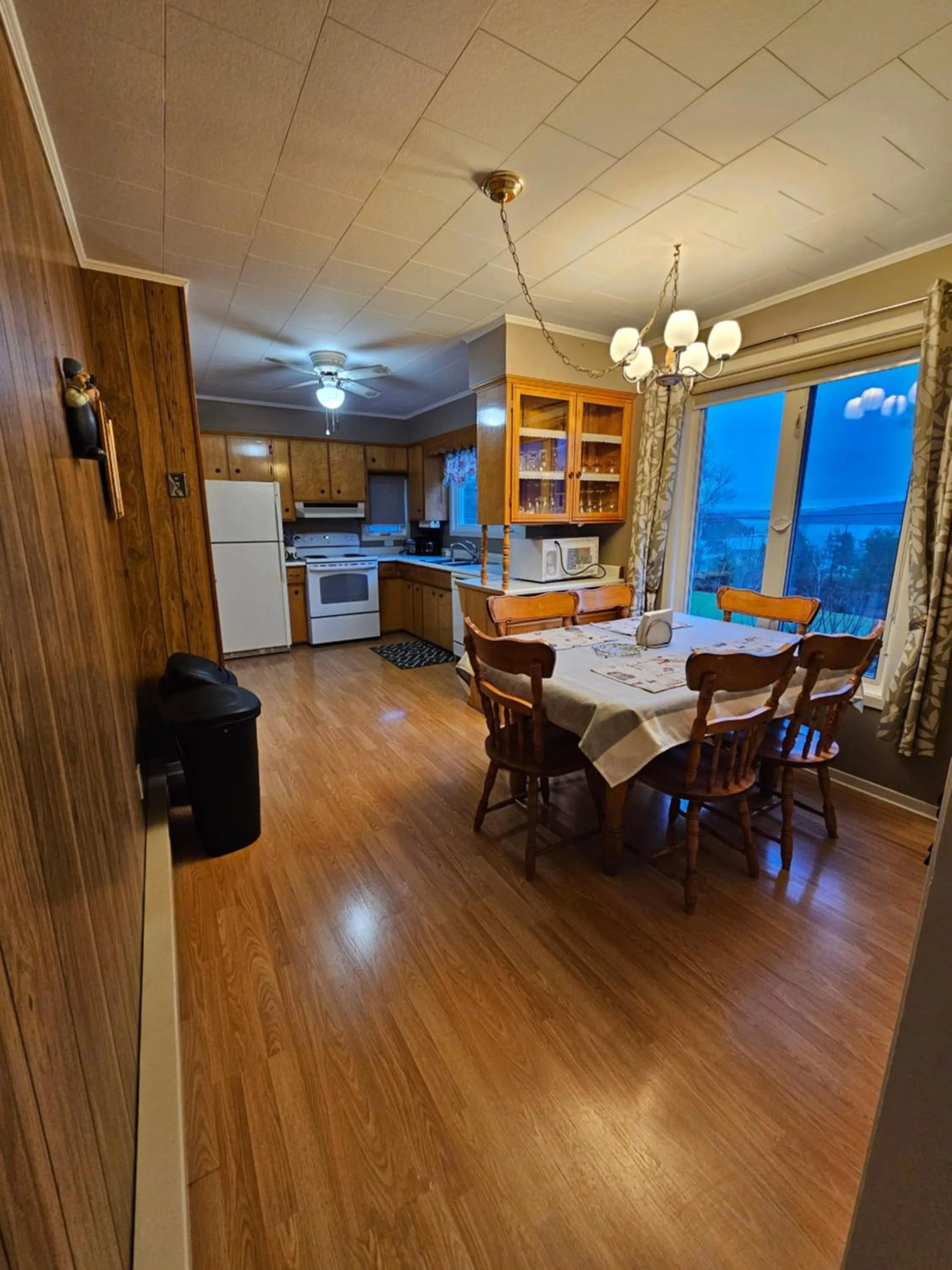 Kitchen or kitchenette in Fair Isle Motel & The Nest