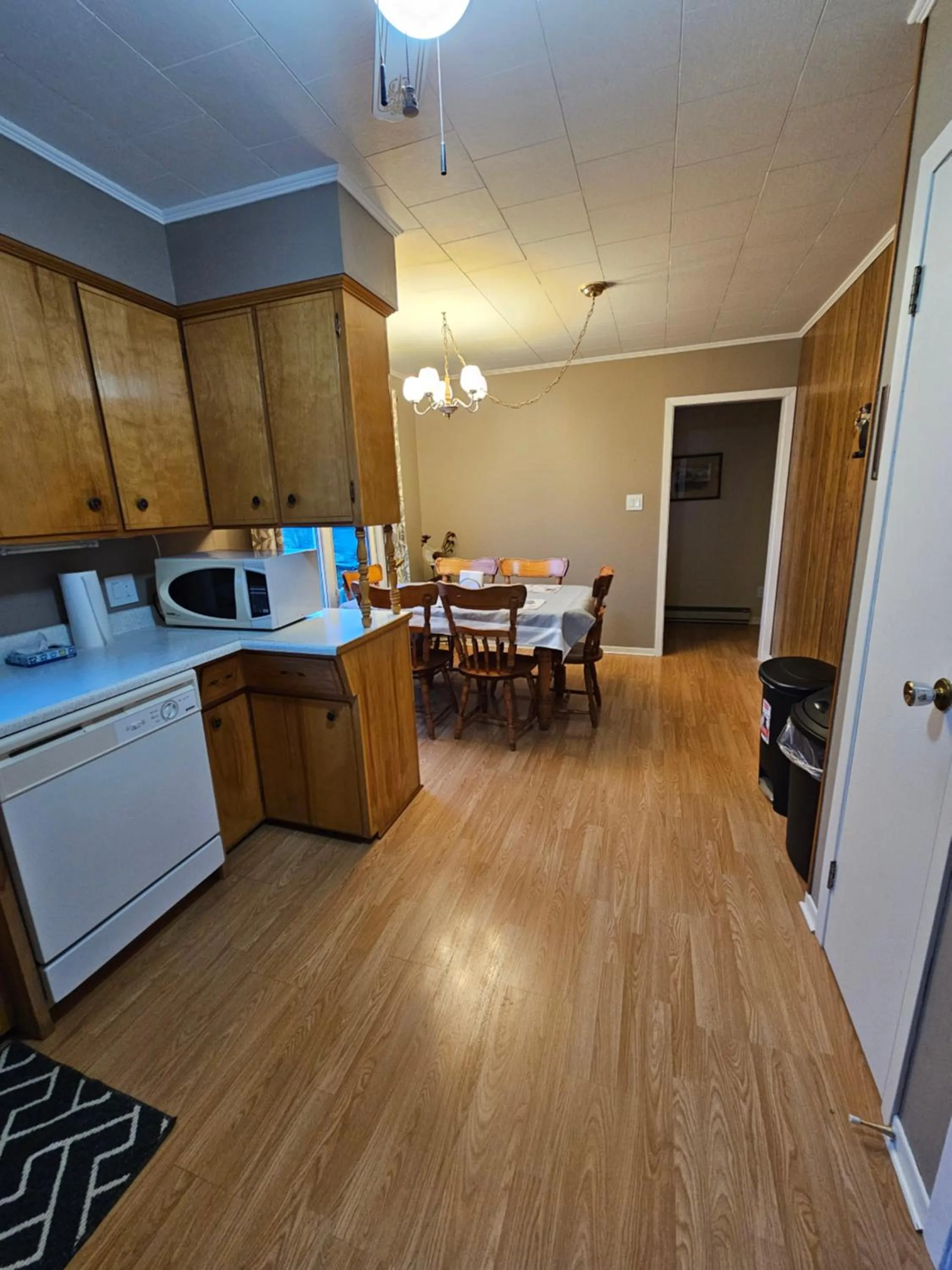 Kitchen or kitchenette in Fair Isle Motel & The Nest