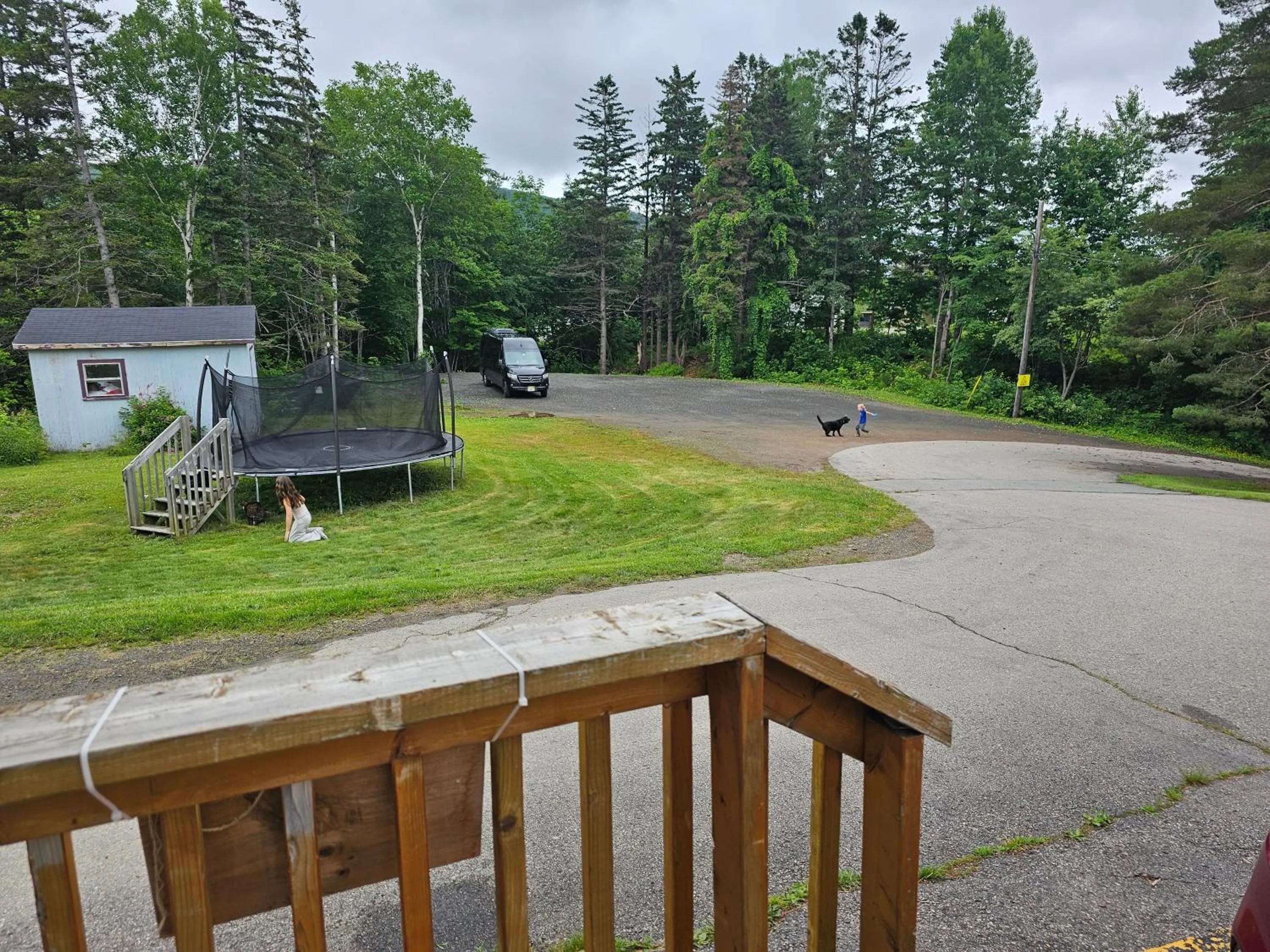 Parking in Fair Isle Motel & The Nest