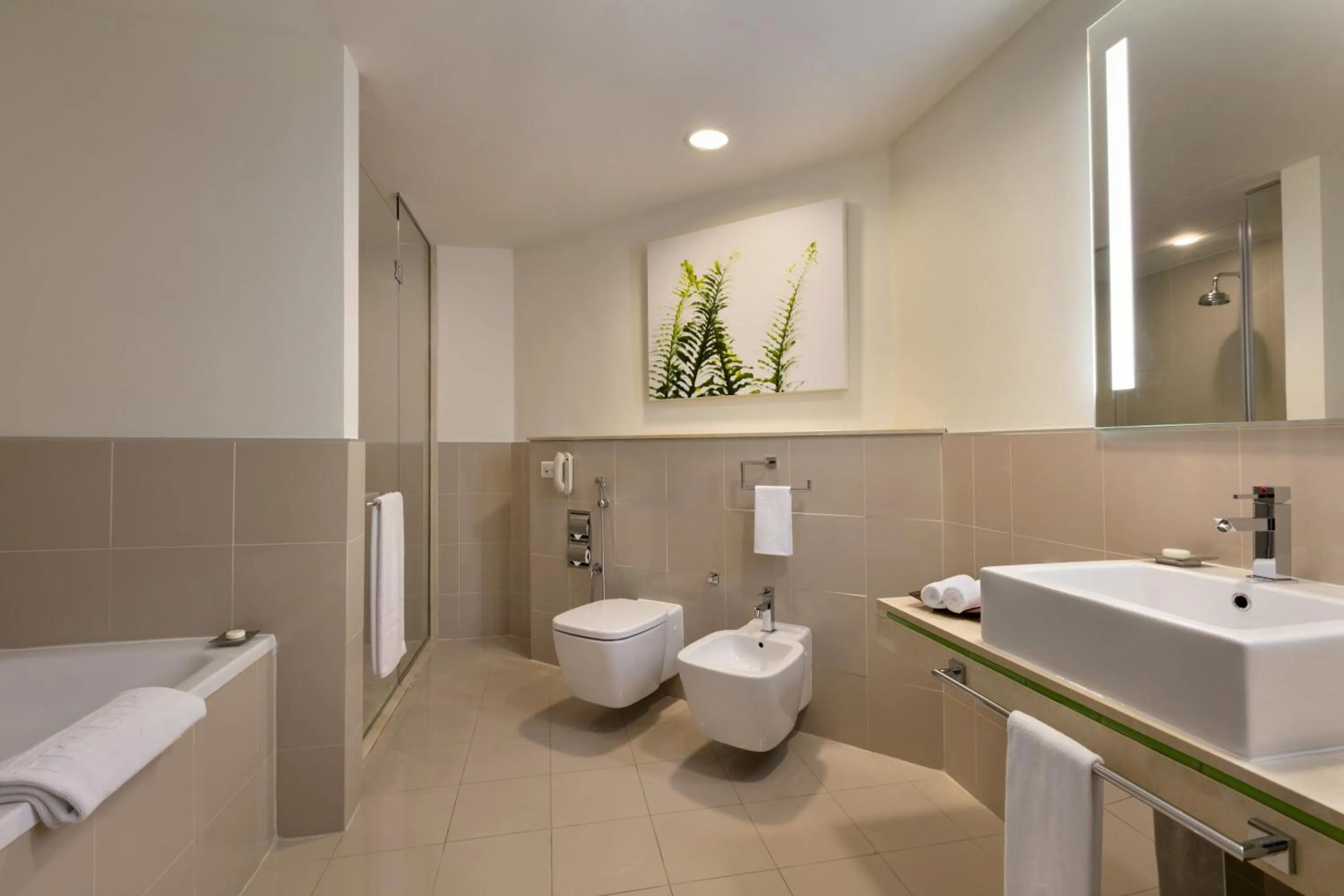 Bathroom in Traders Hotel, Abu Dhabi