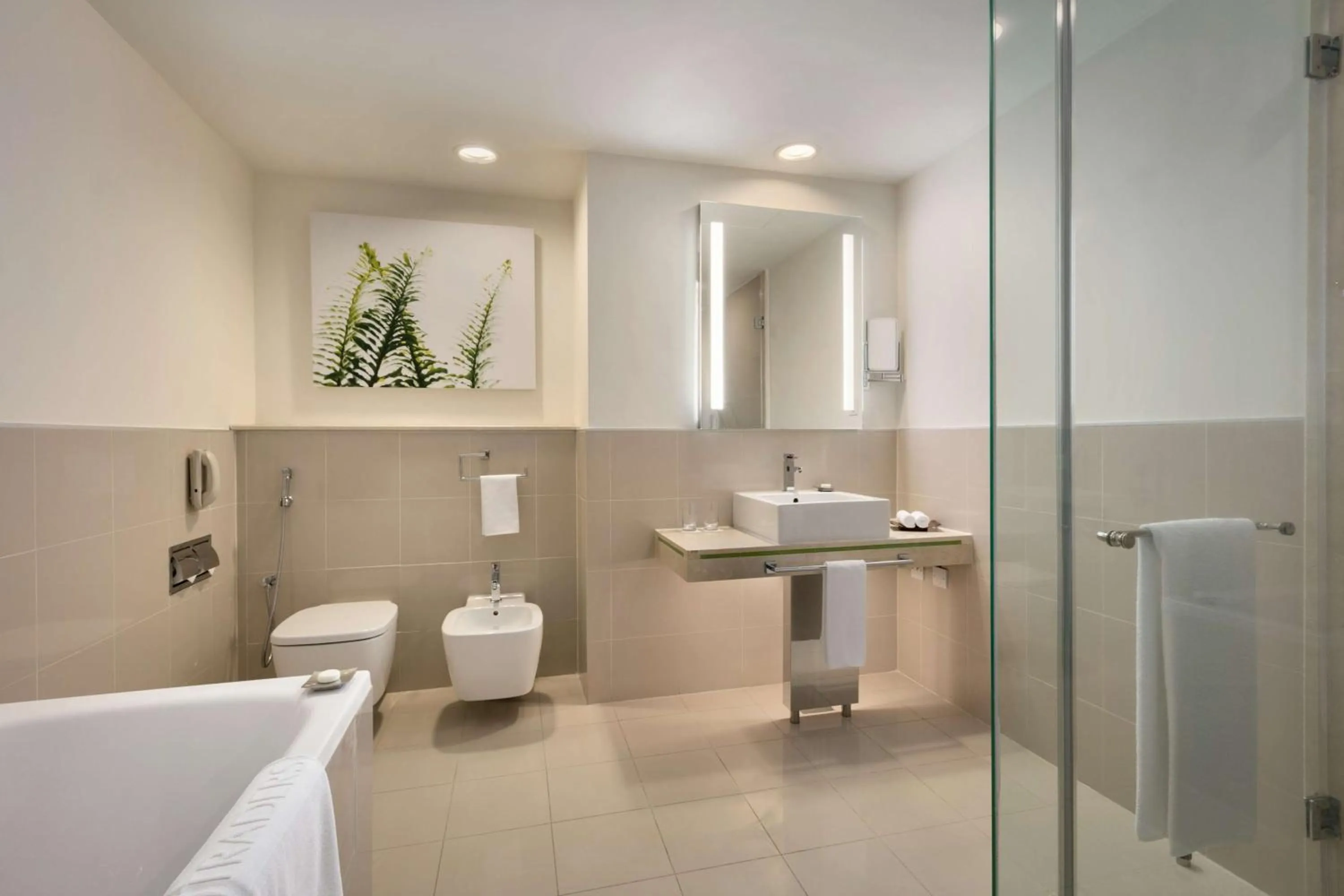 Bathroom in Traders Hotel, Abu Dhabi