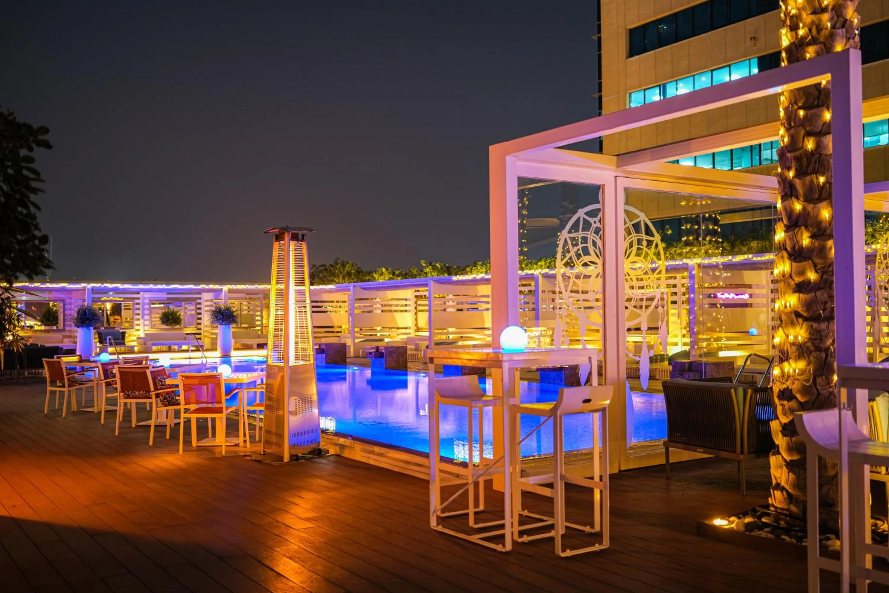 Night in Media One Hotel