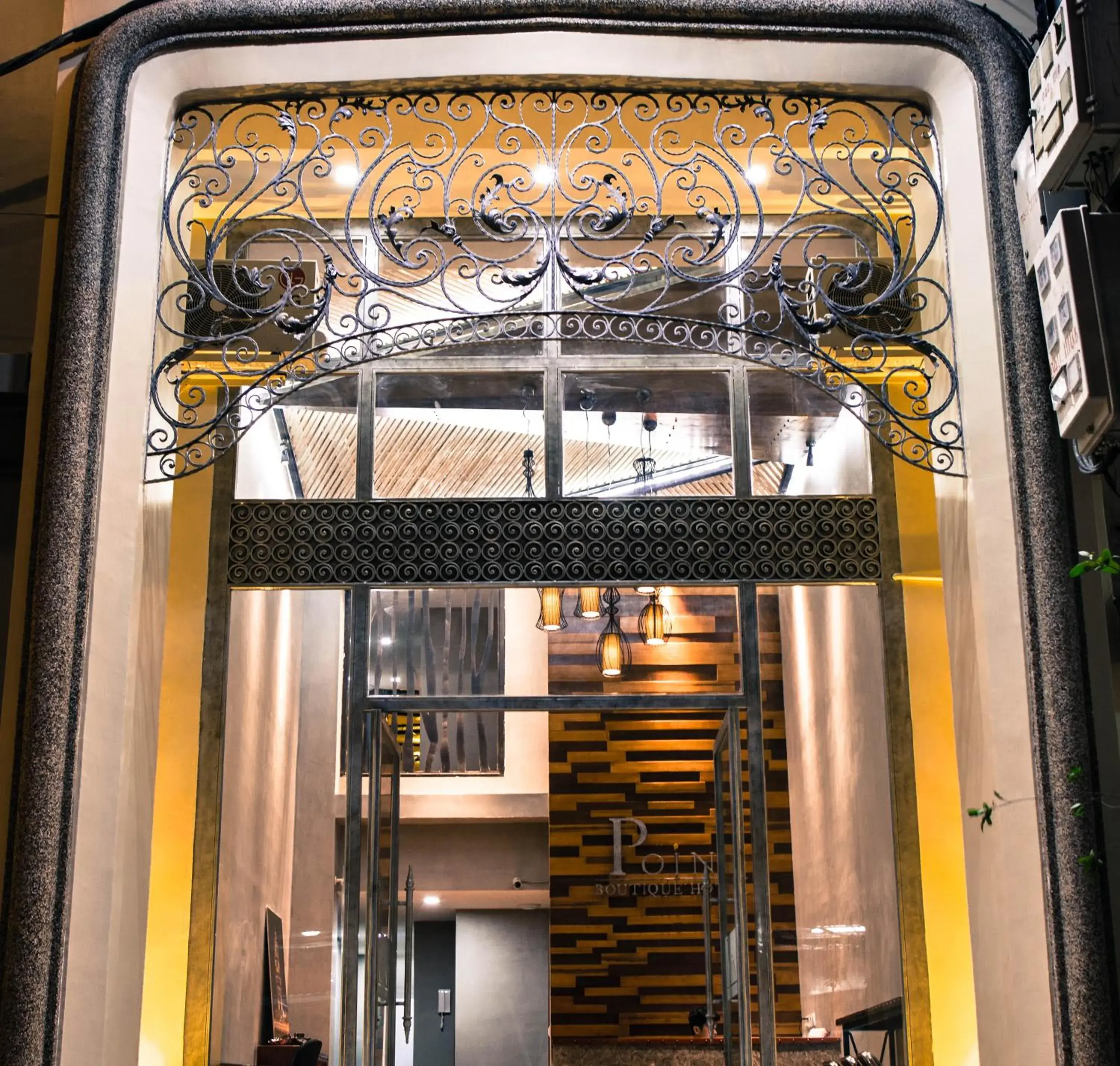 Facade/entrance in Point Boutique Hotel Facade/entrance in Point Boutique Hotel