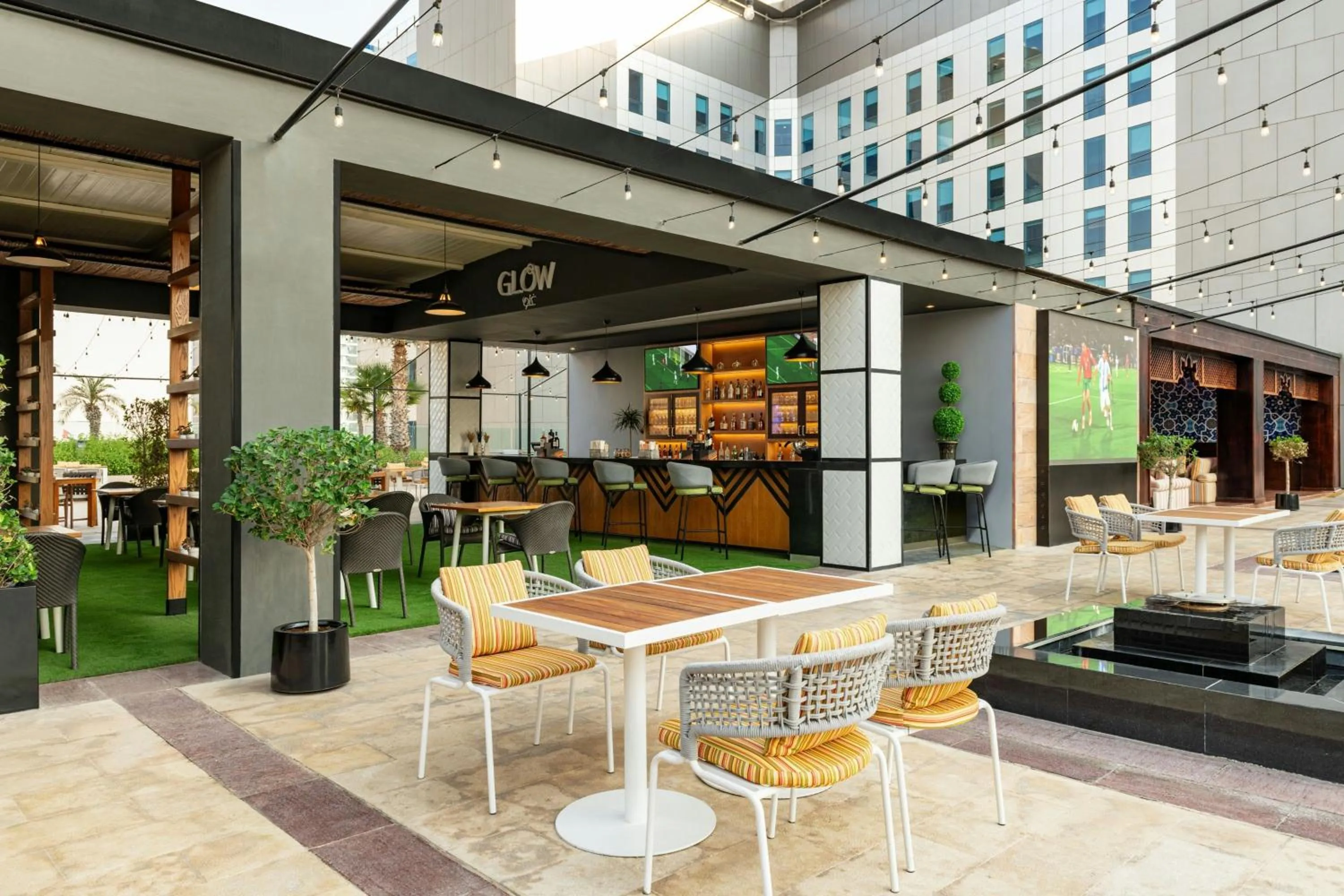 Swimming pool in Aloft Abu Dhabi