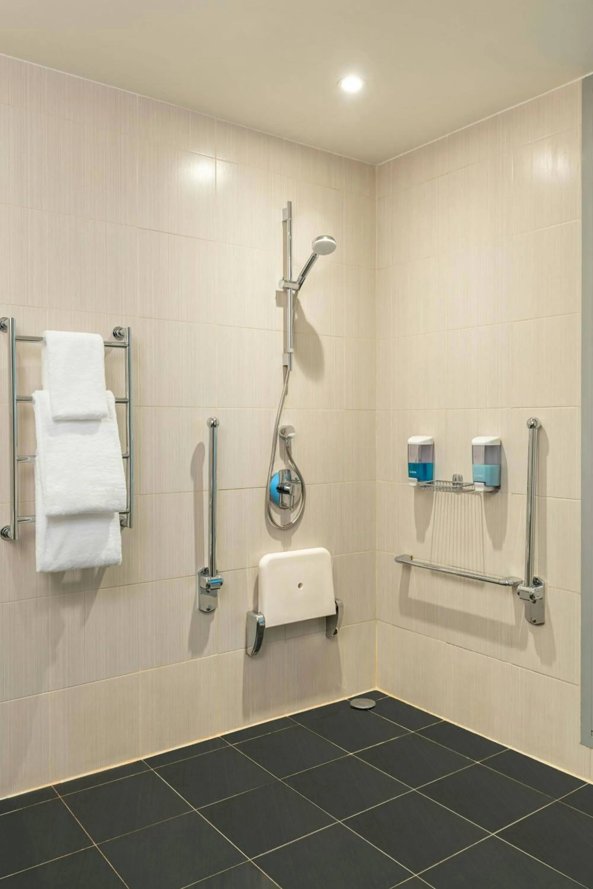 Bathroom in Aloft Abu Dhabi