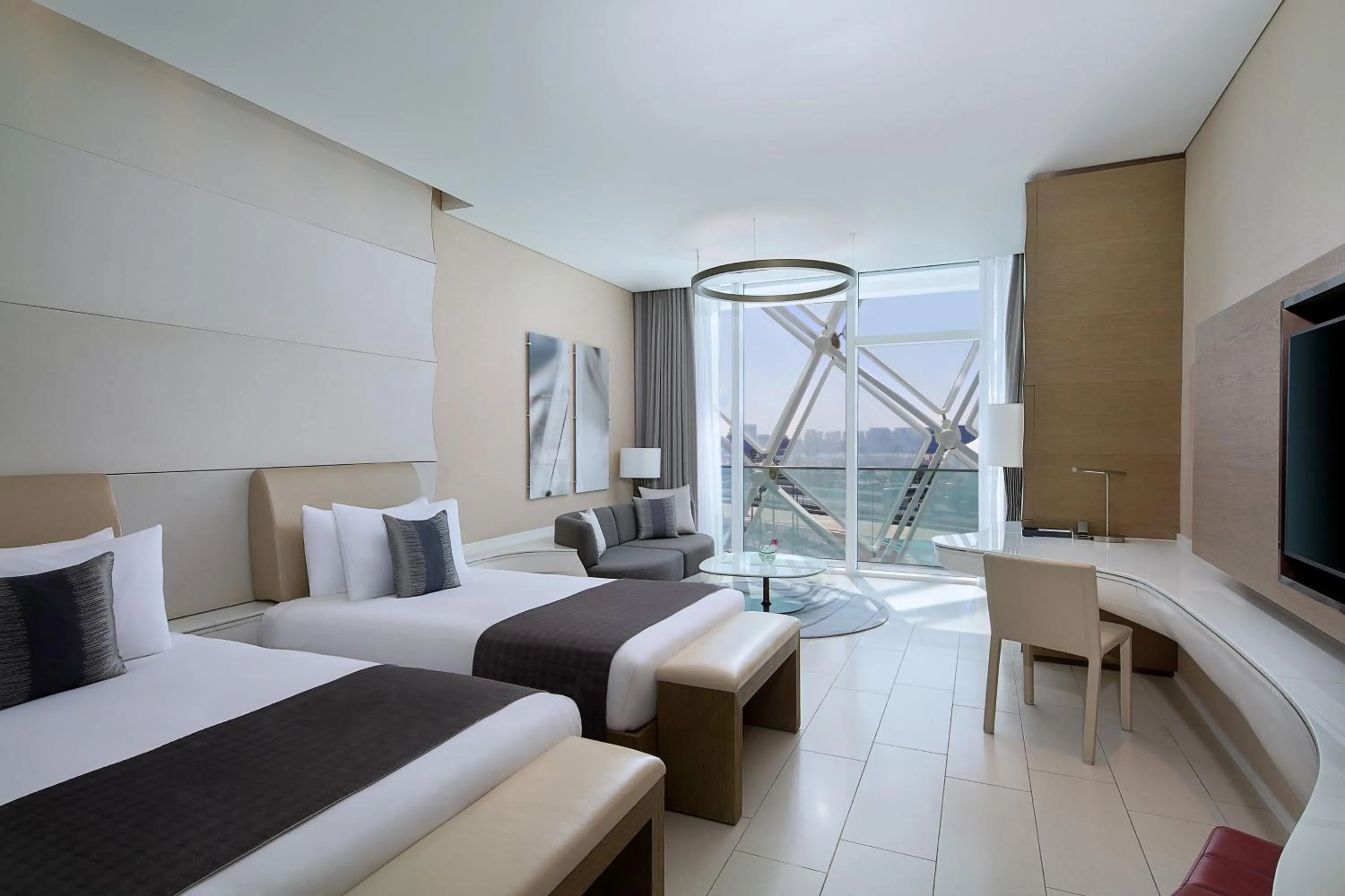 Bedroom, Bed in W Abu Dhabi - Yas Island