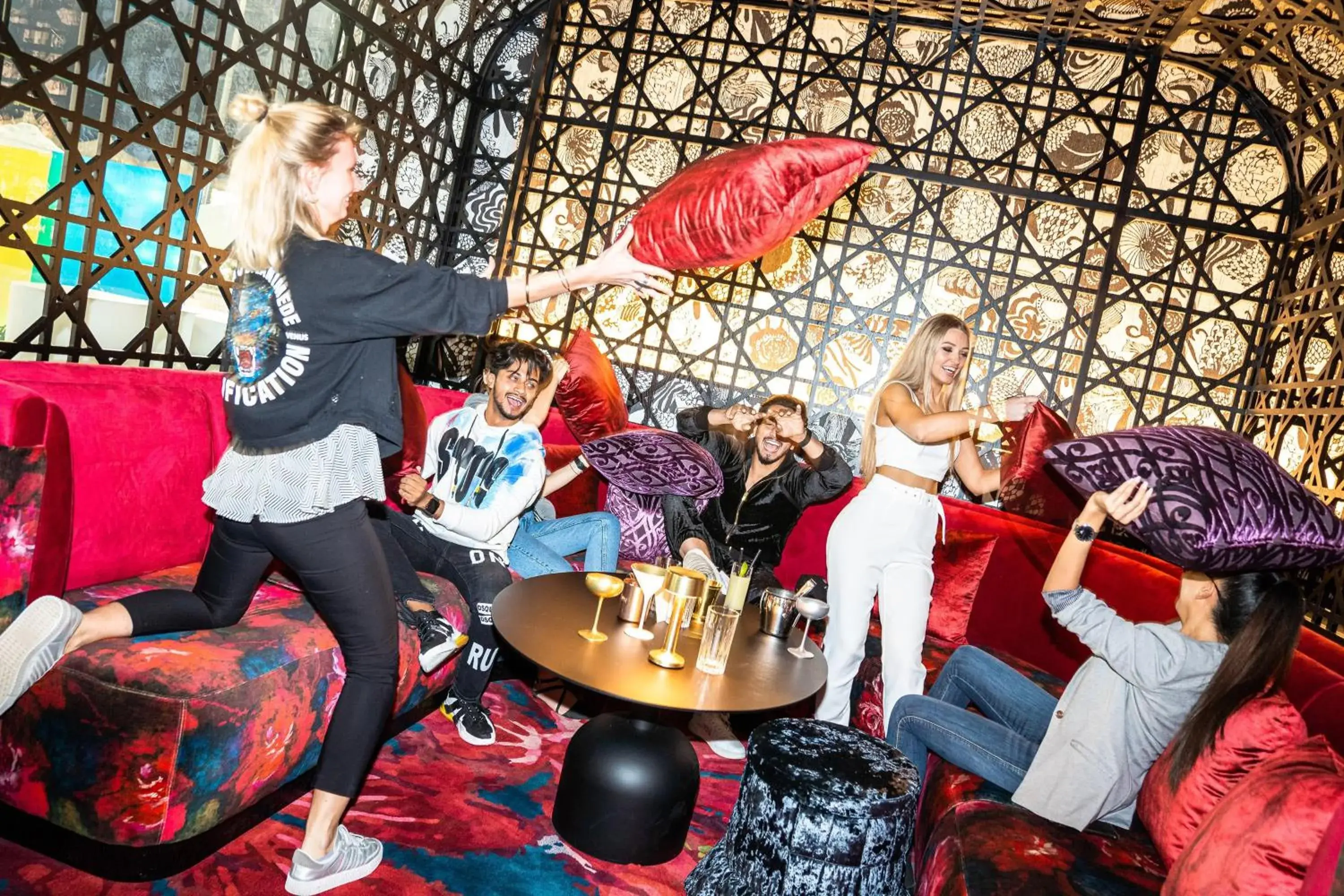 Lounge or bar in W Abu Dhabi - Yas Island Lounge or bar in W Abu Dhabi - Yas Island