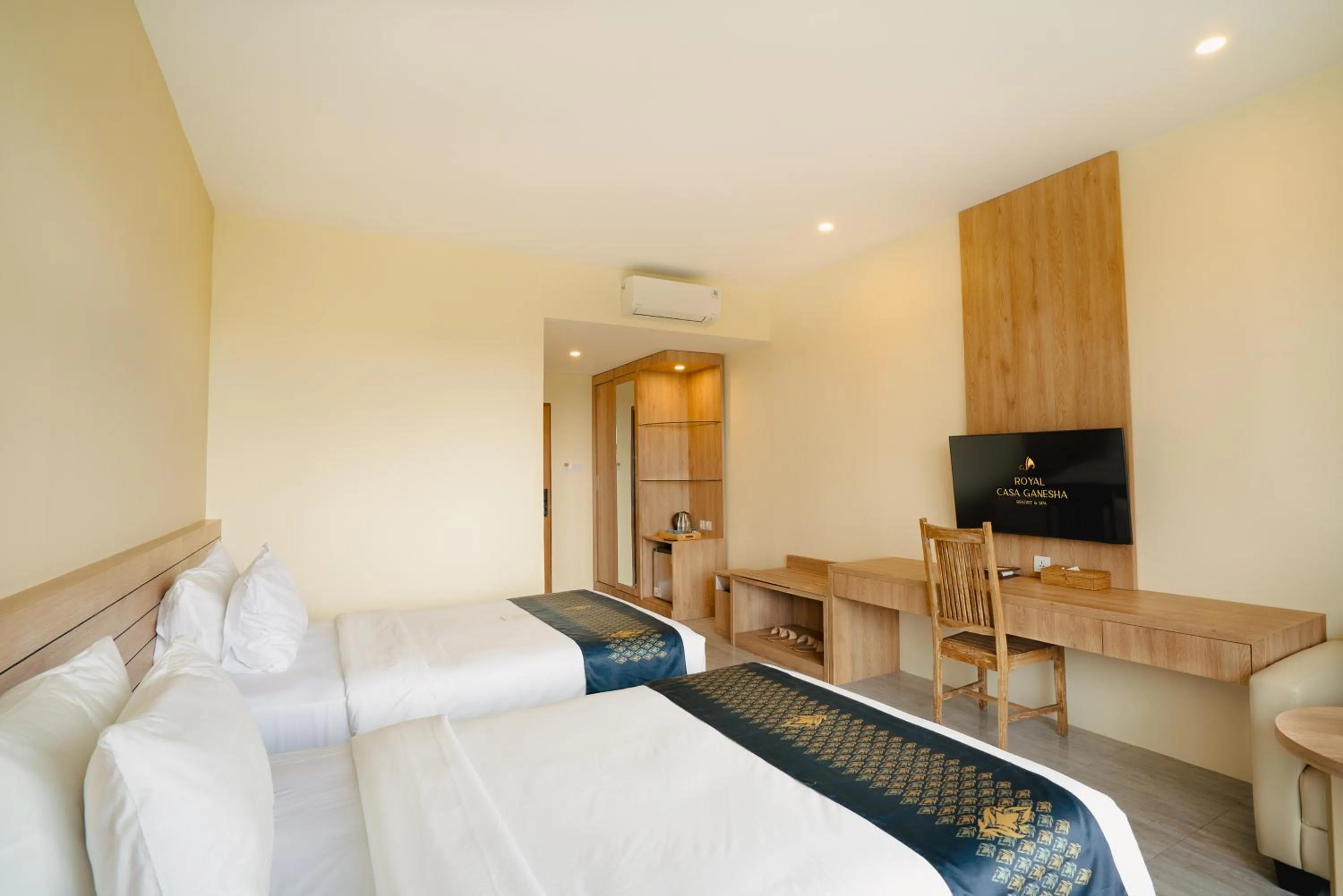 Bed in Royal Casa Ganesha