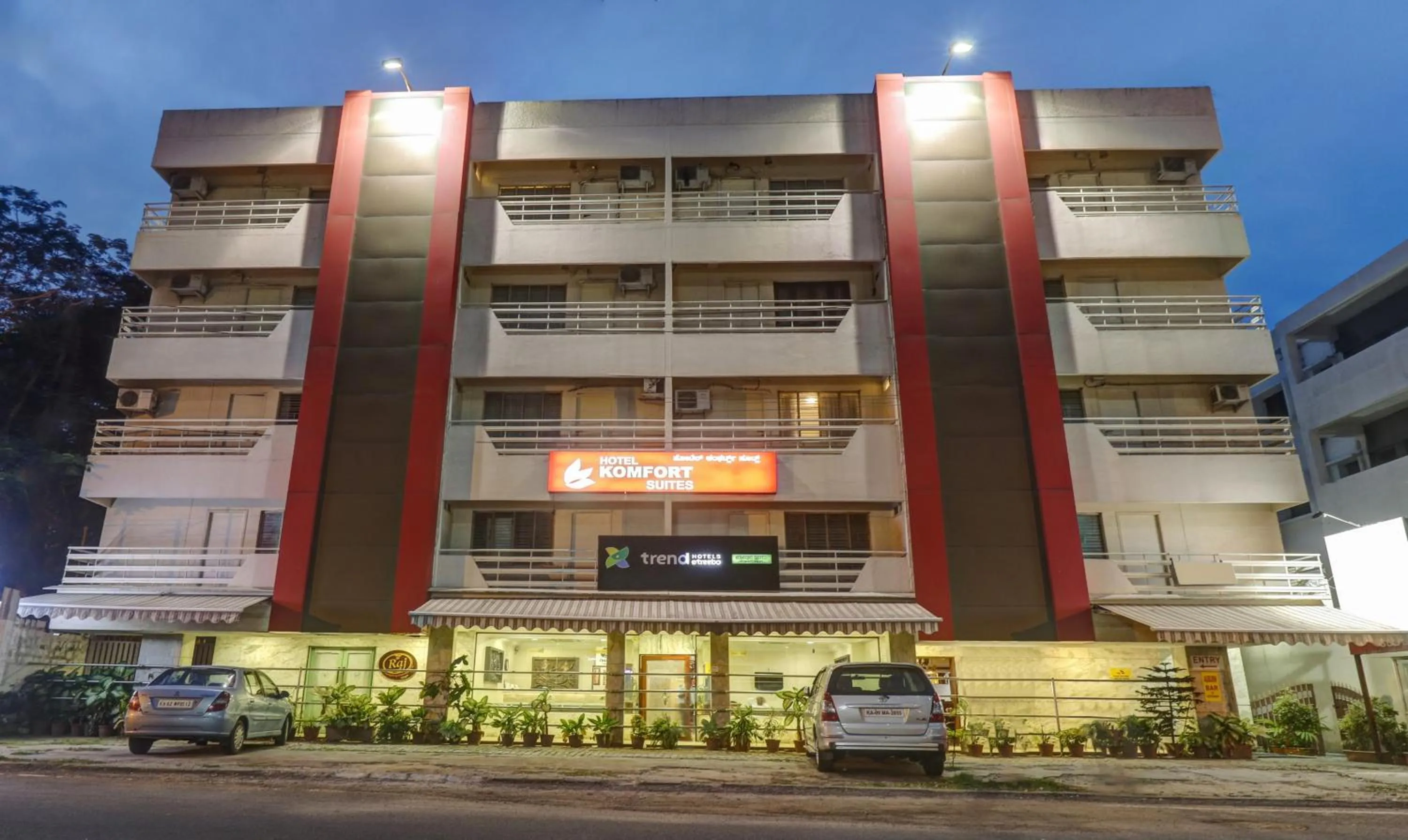 Property building in Treebo Komfort Suites, 3 Km From Mysore Palace