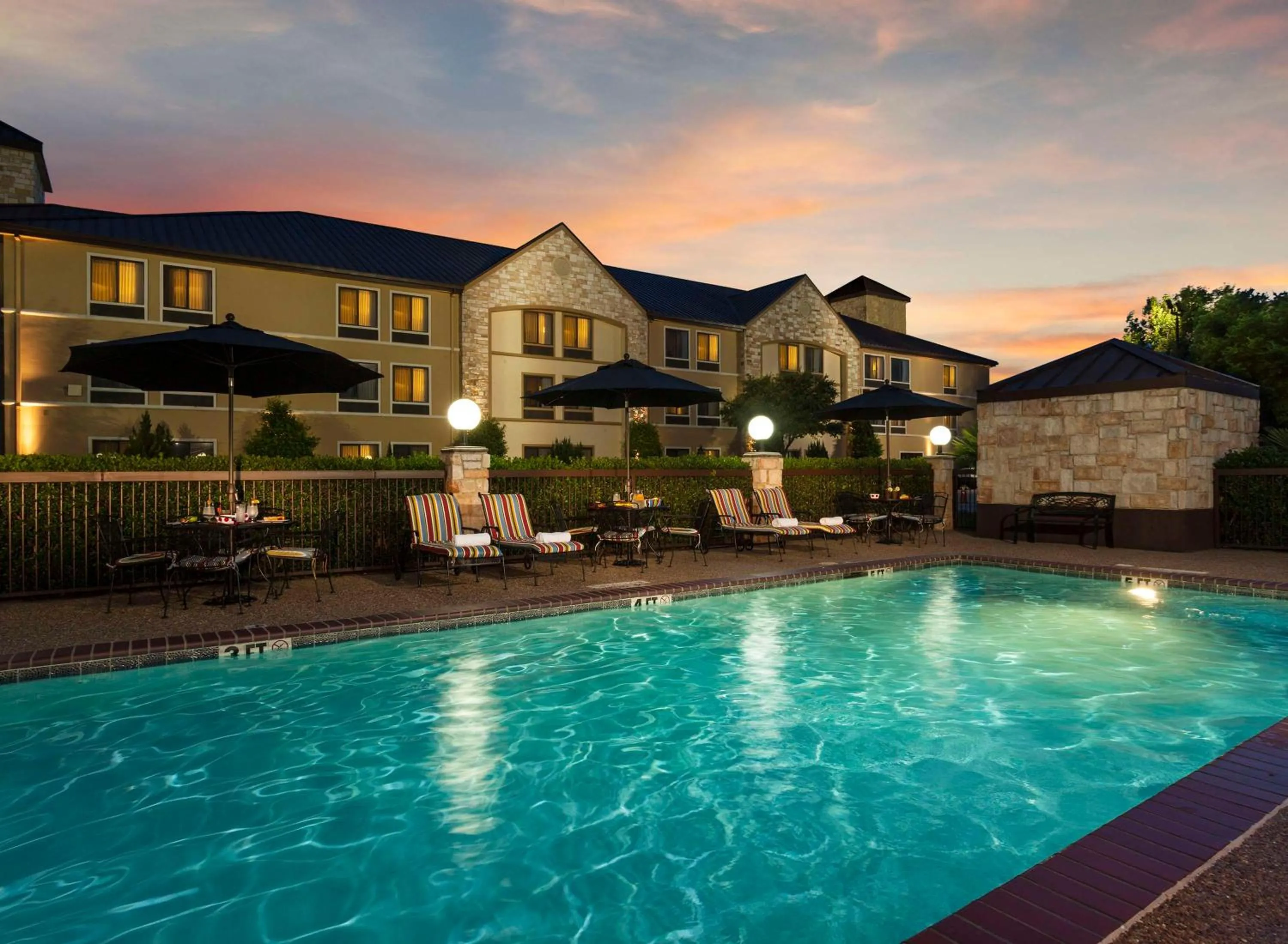 Pool view in Best Western Plus Lewisville Flower Mound