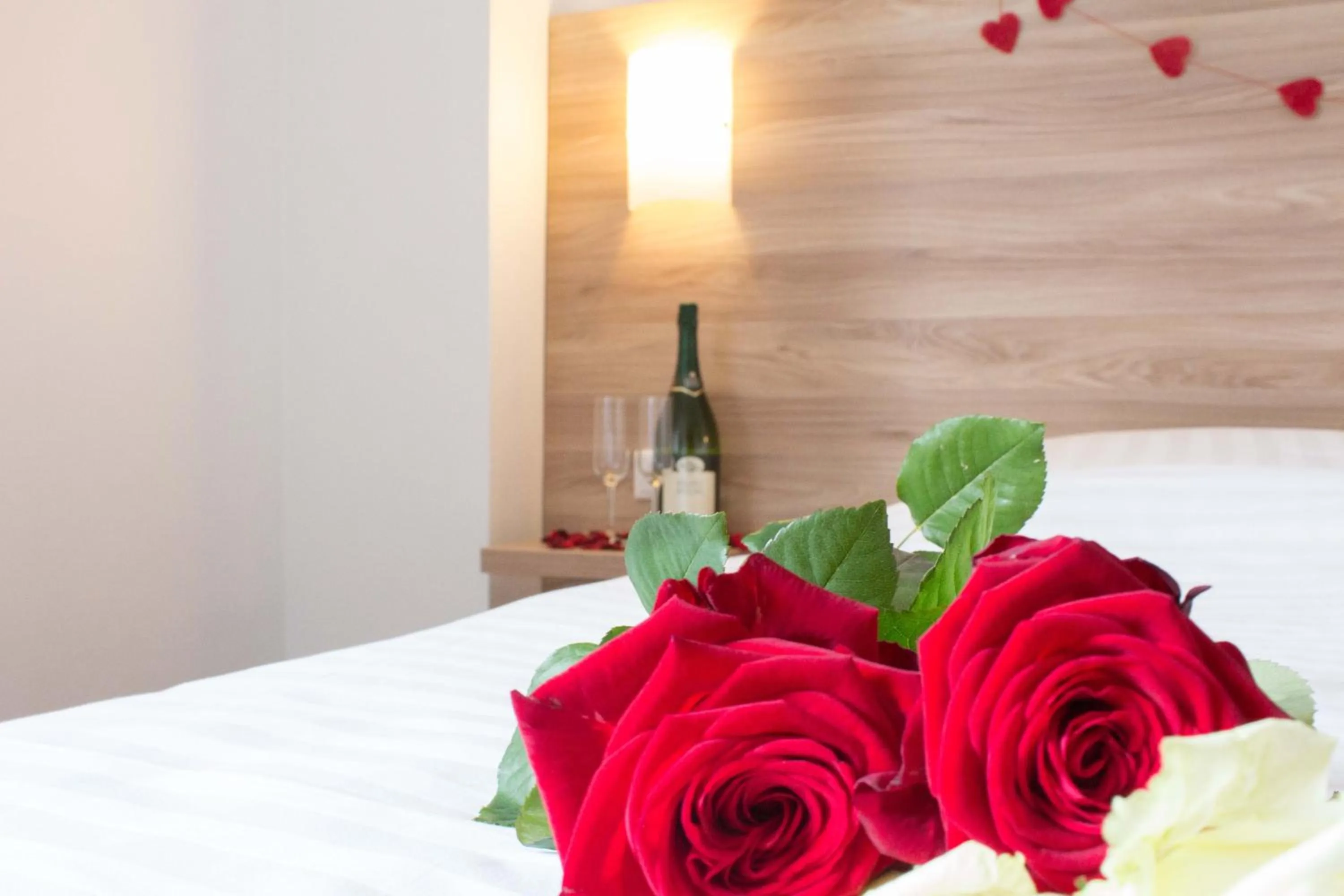 Decorative detail, Bed in Hotel Schützenburg