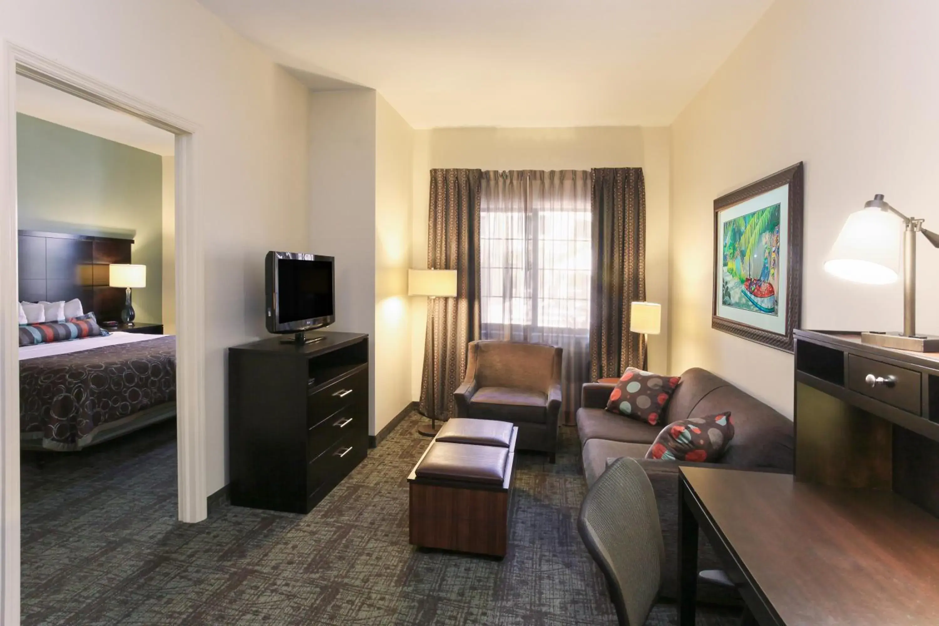 Living room, Seating Area in Staybridge Suites Naples - Gulf Coast, an IHG Hotel