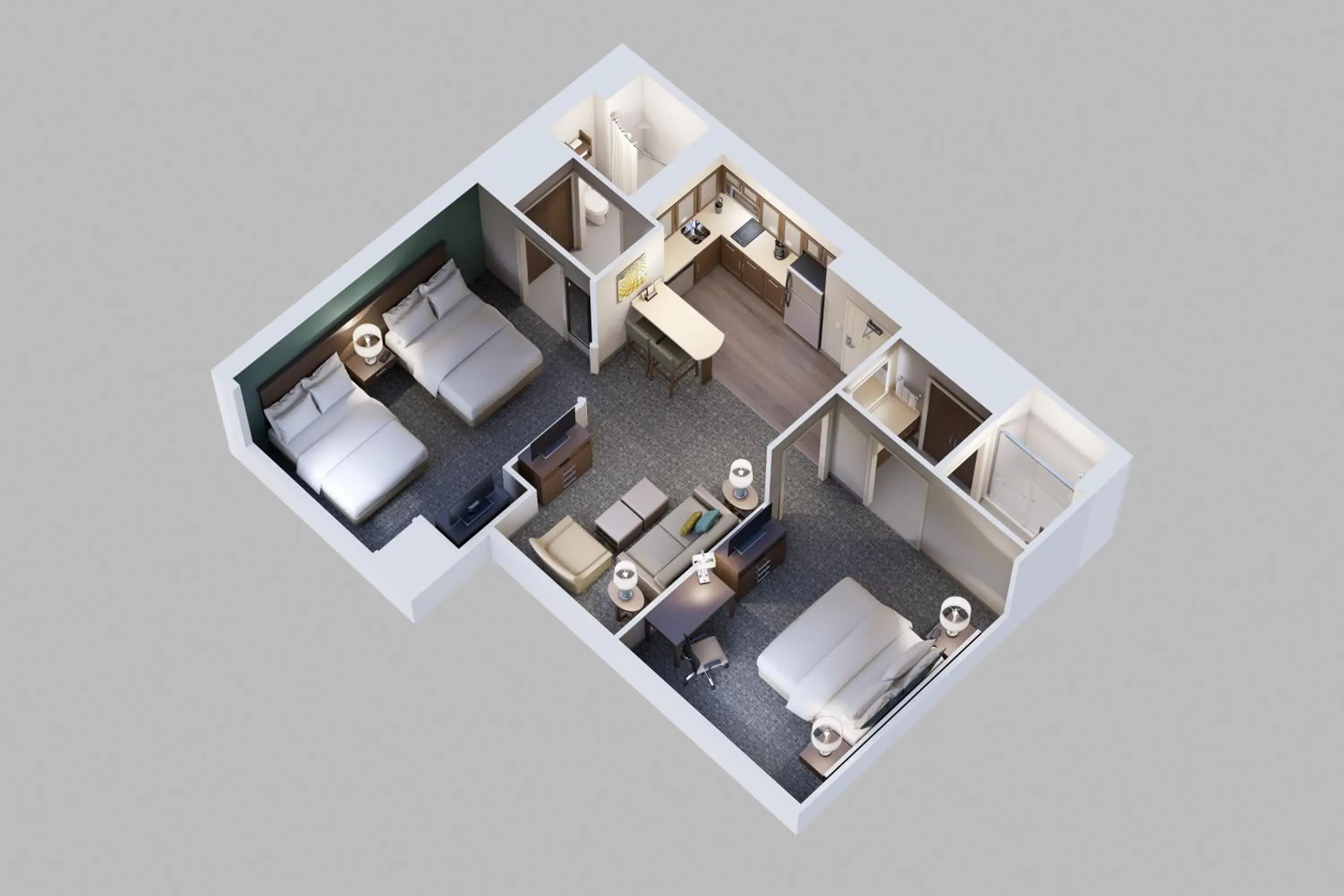 Photo of the whole room, Floor Plan in Staybridge Suites Naples - Gulf Coast, an IHG Hotel