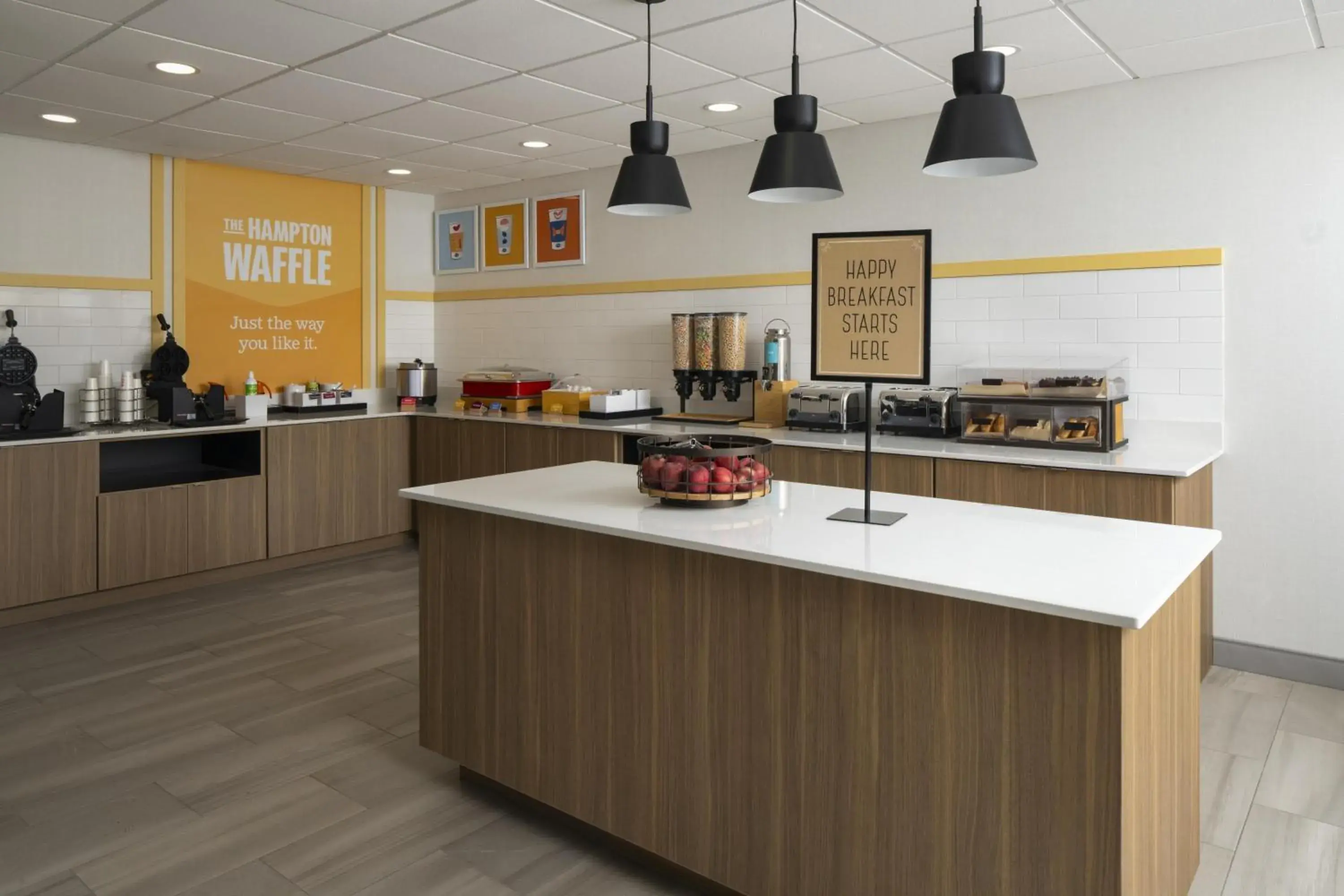 Breakfast in Hampton Inn - York Breakfast in Hampton Inn - York