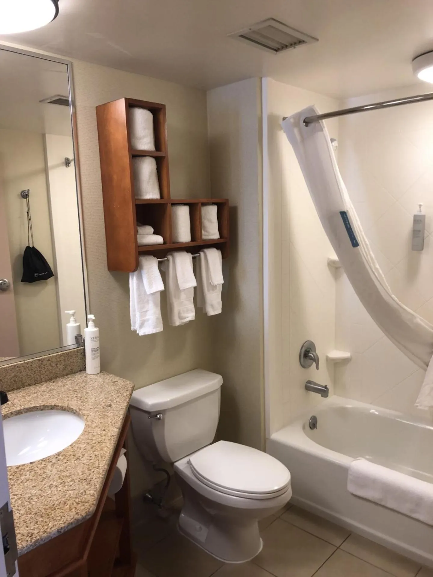 Shower in Hampton Inn - York