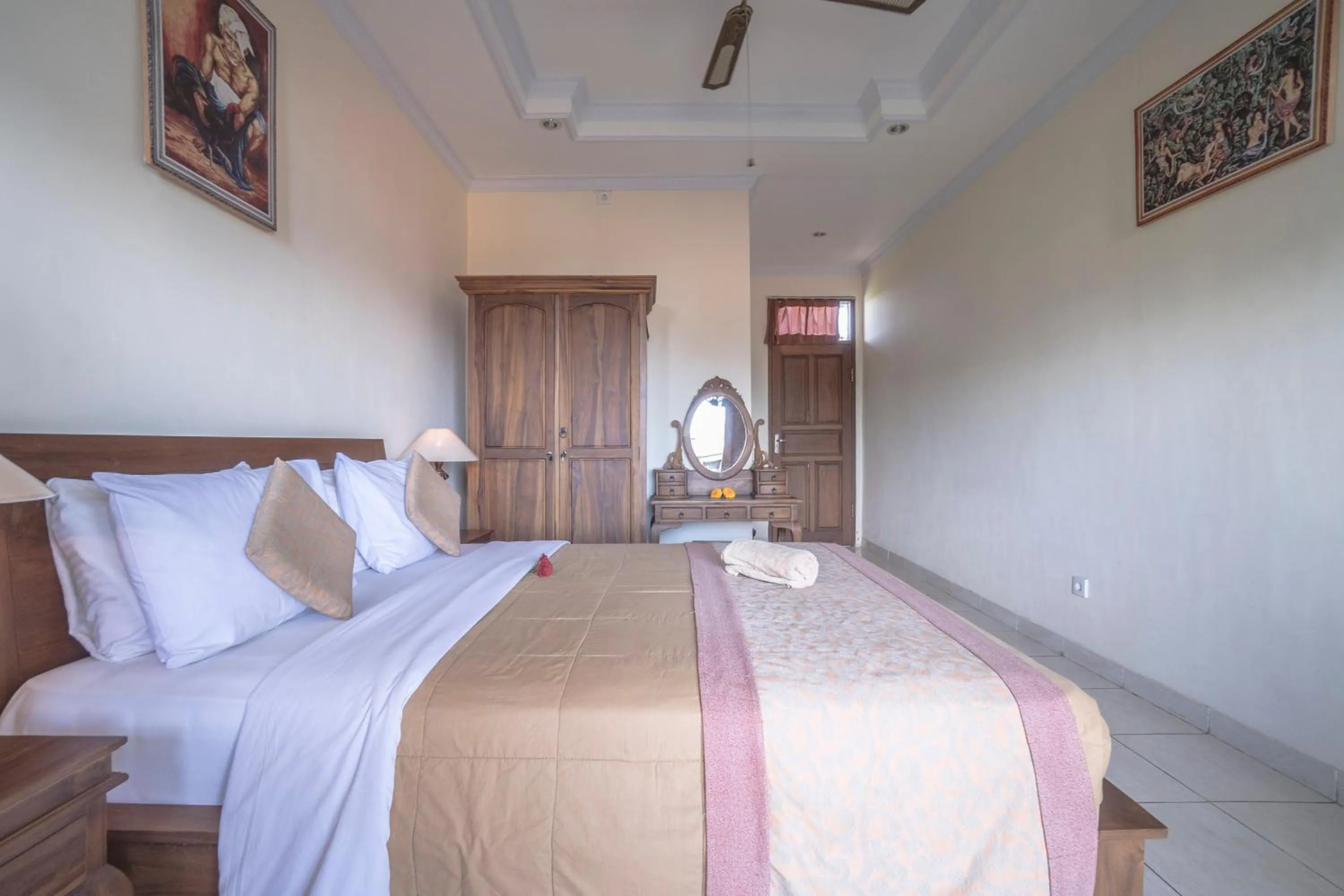 Bedroom, Bed in Ubud Sensasi Bungalow