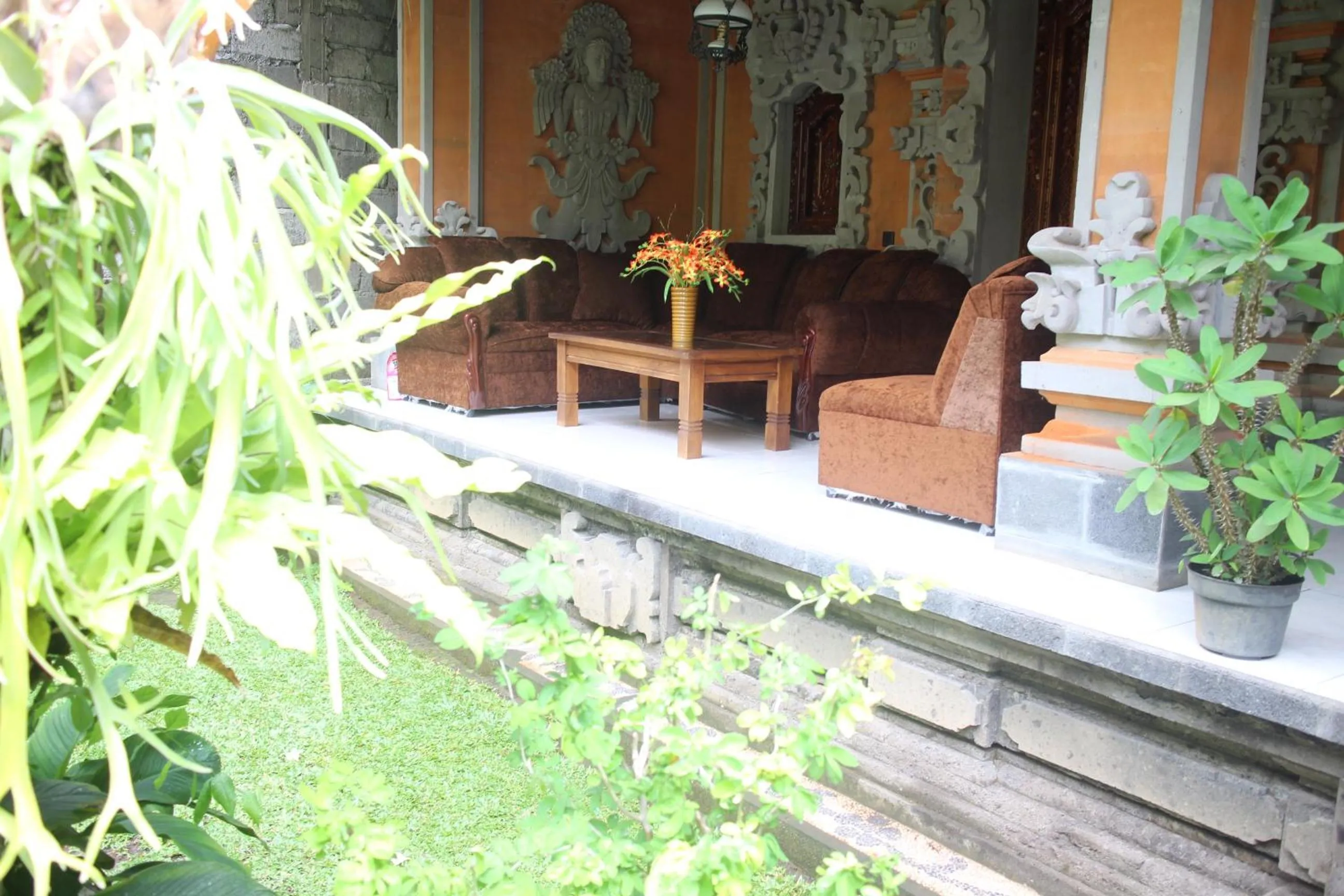 Balcony/Terrace in Ubud Sensasi Bungalow