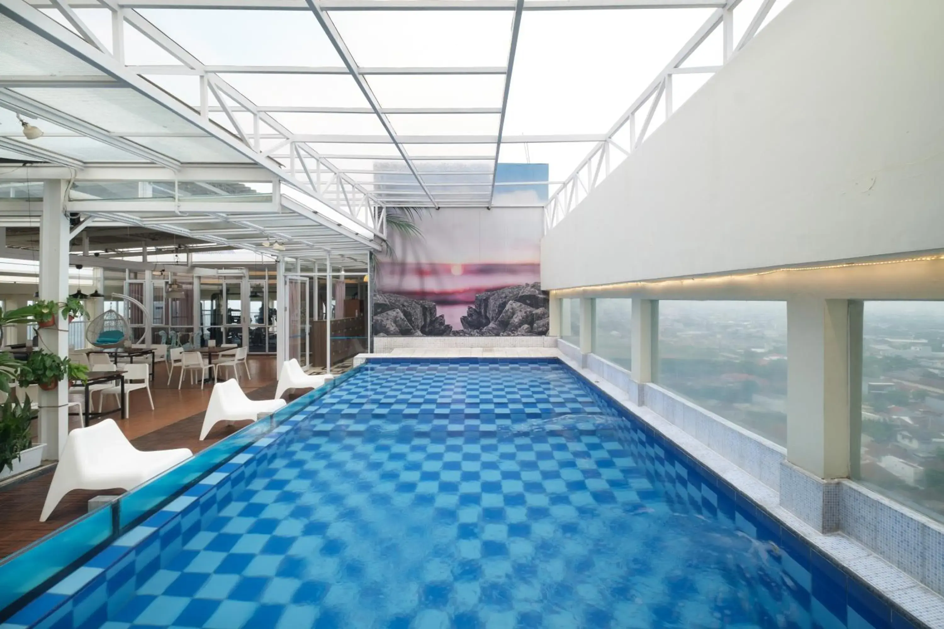 Swimming pool in Grand Tebu Hotel Swimming pool in Grand Tebu Hotel