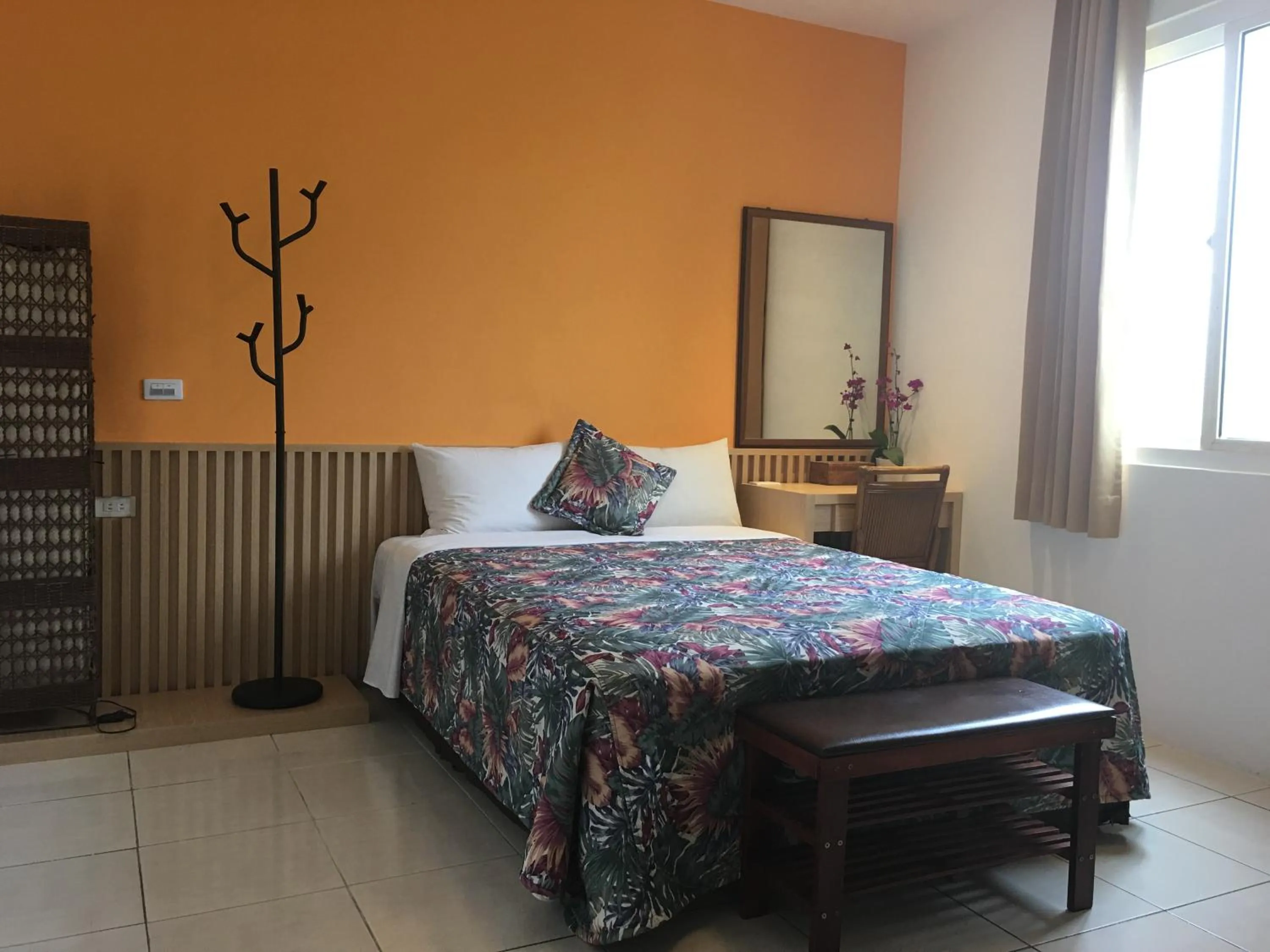 Bedroom, Bed in Palm Tree Hotel Kenting