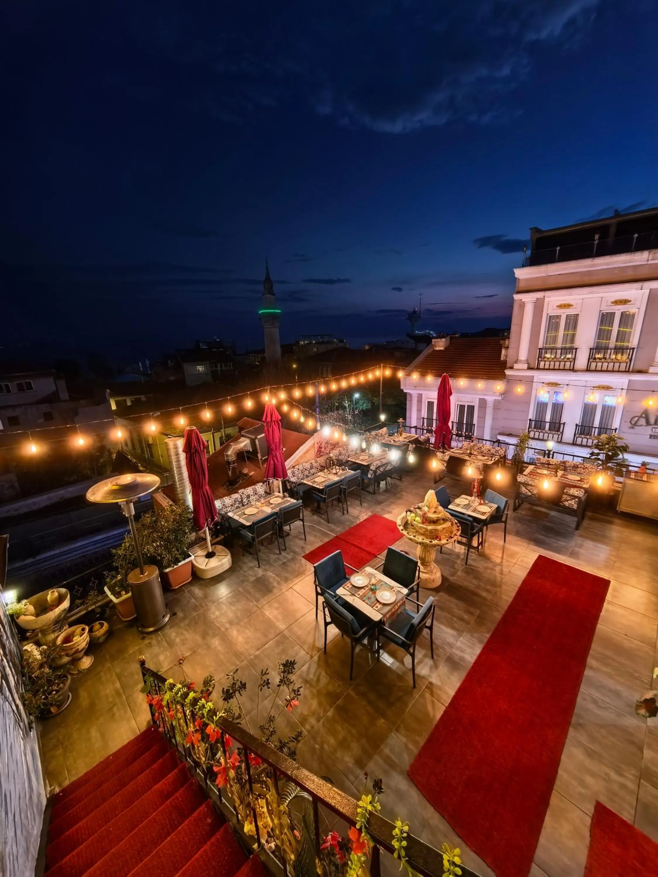 Patio in Apple Tree Hotel