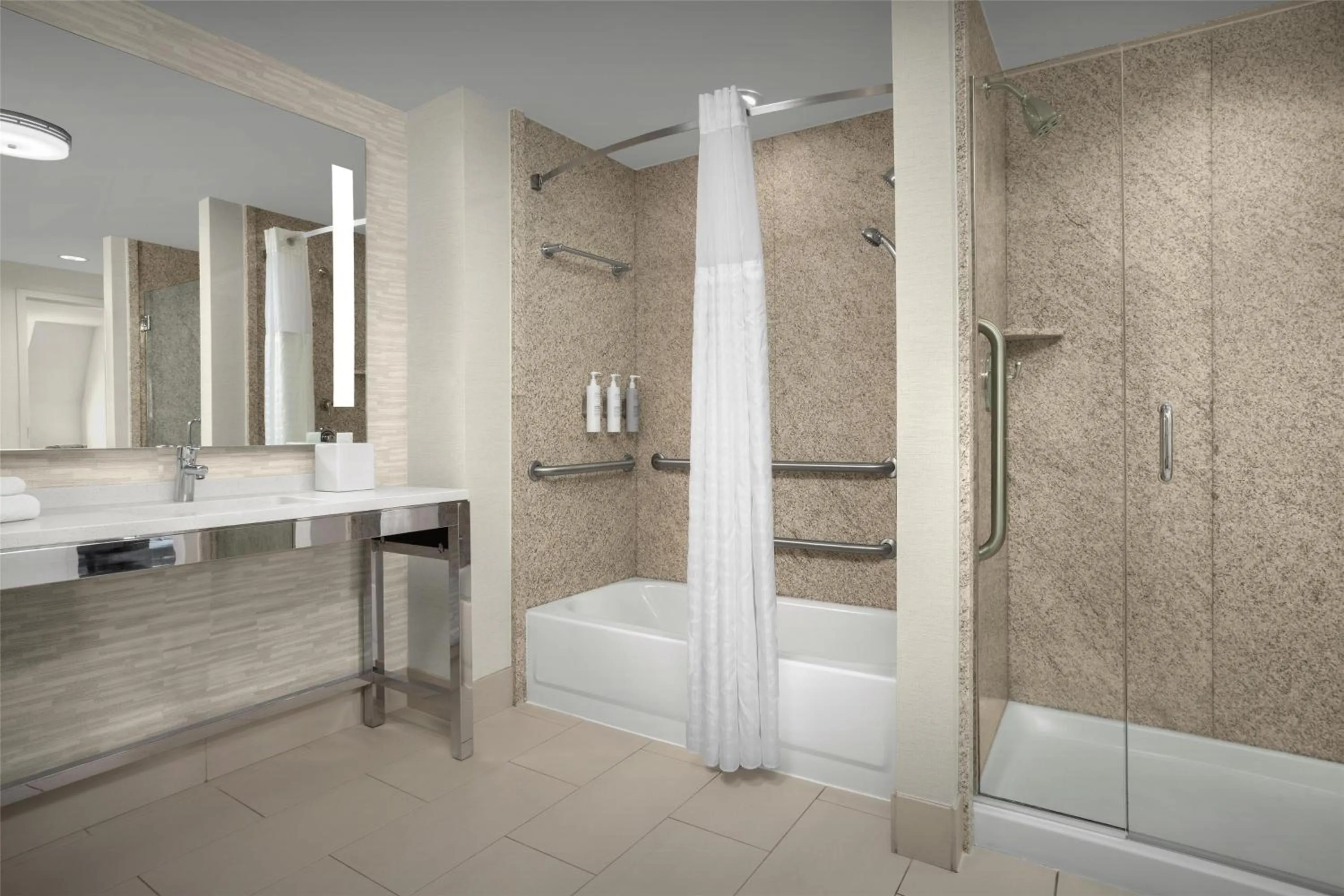 Bathroom in Hilton Garden Inn Portsmouth Downtown