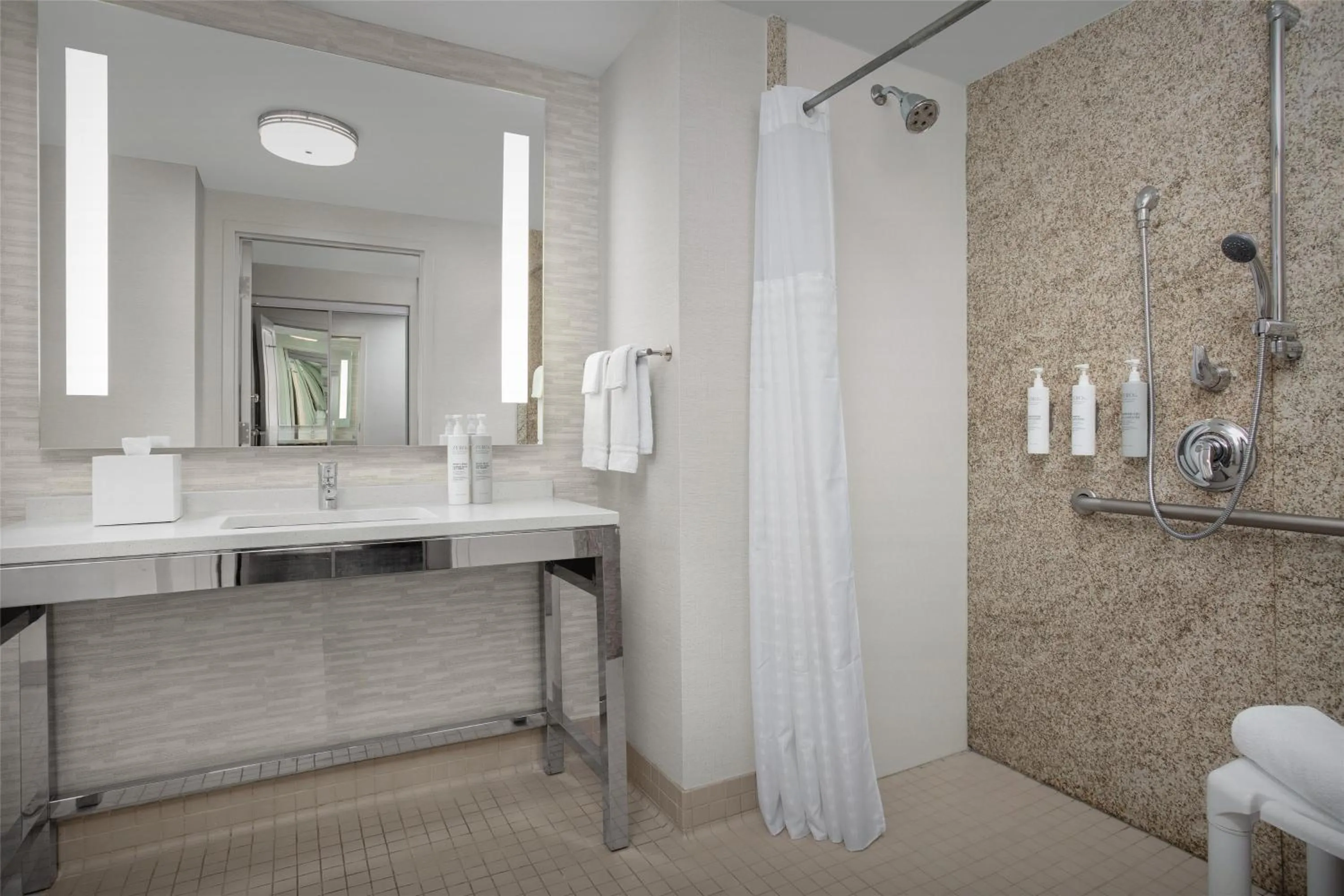 Bathroom in Hilton Garden Inn Portsmouth Downtown