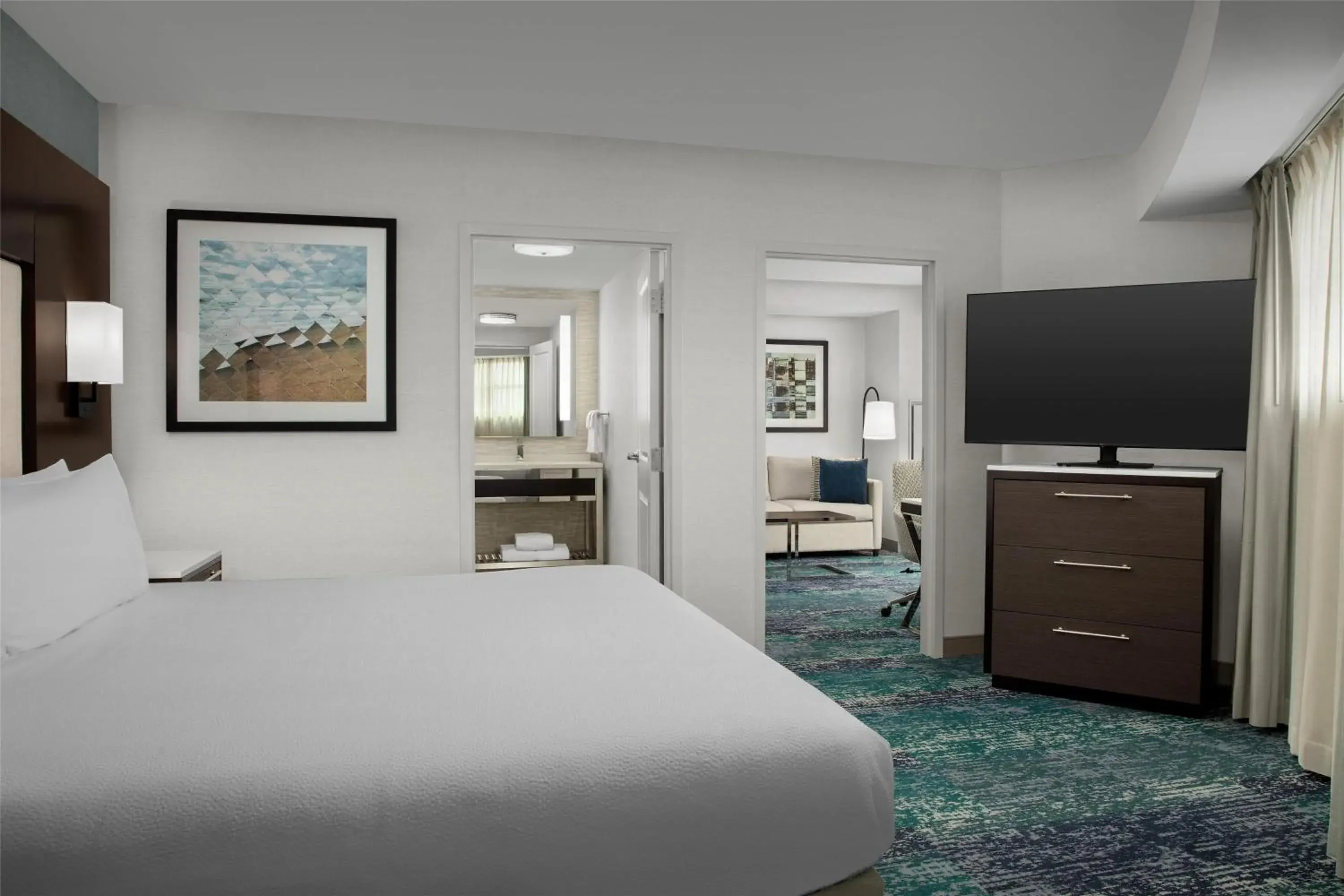 Bed in Hilton Garden Inn Portsmouth Downtown Bed in Hilton Garden Inn Portsmouth Downtown