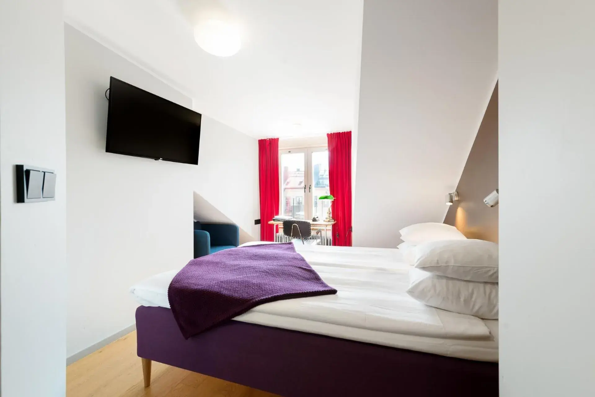 Bedroom, Bed in Hellstens Glashus Bedroom, Bed in Hellstens Glashus