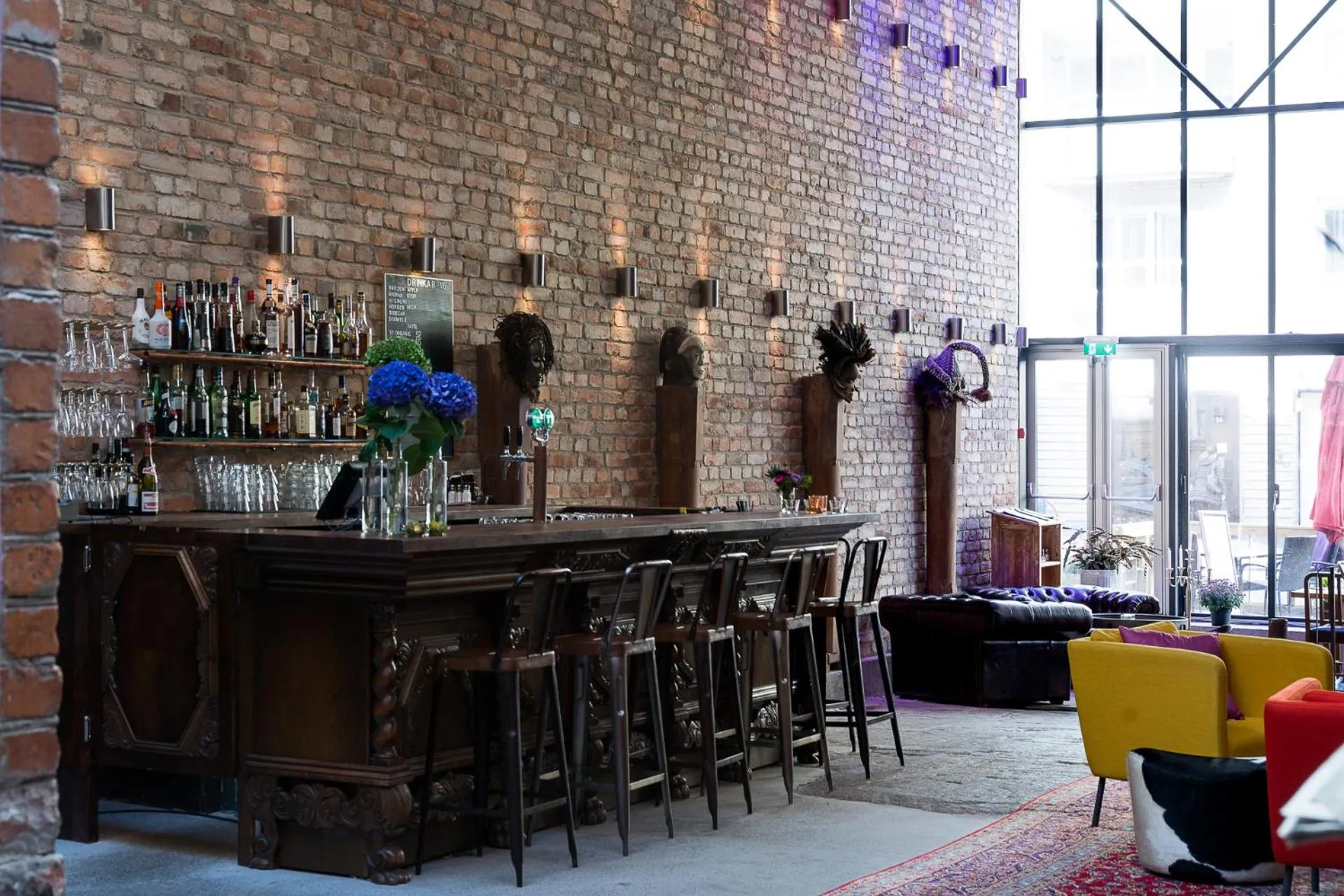 Lounge or bar in Hellstens Glashus