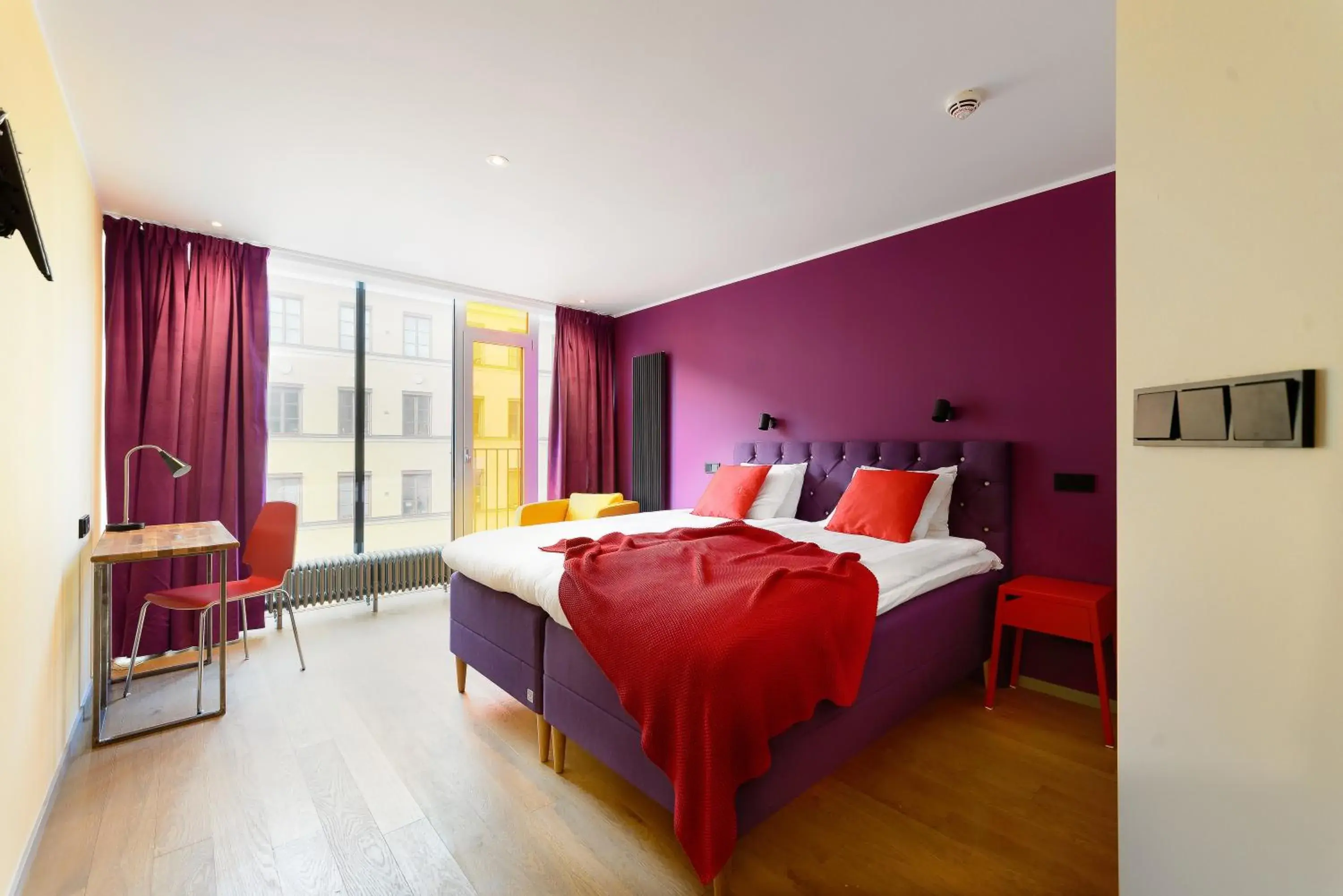 Bedroom, Bed in Hellstens Glashus Bedroom, Bed in Hellstens Glashus