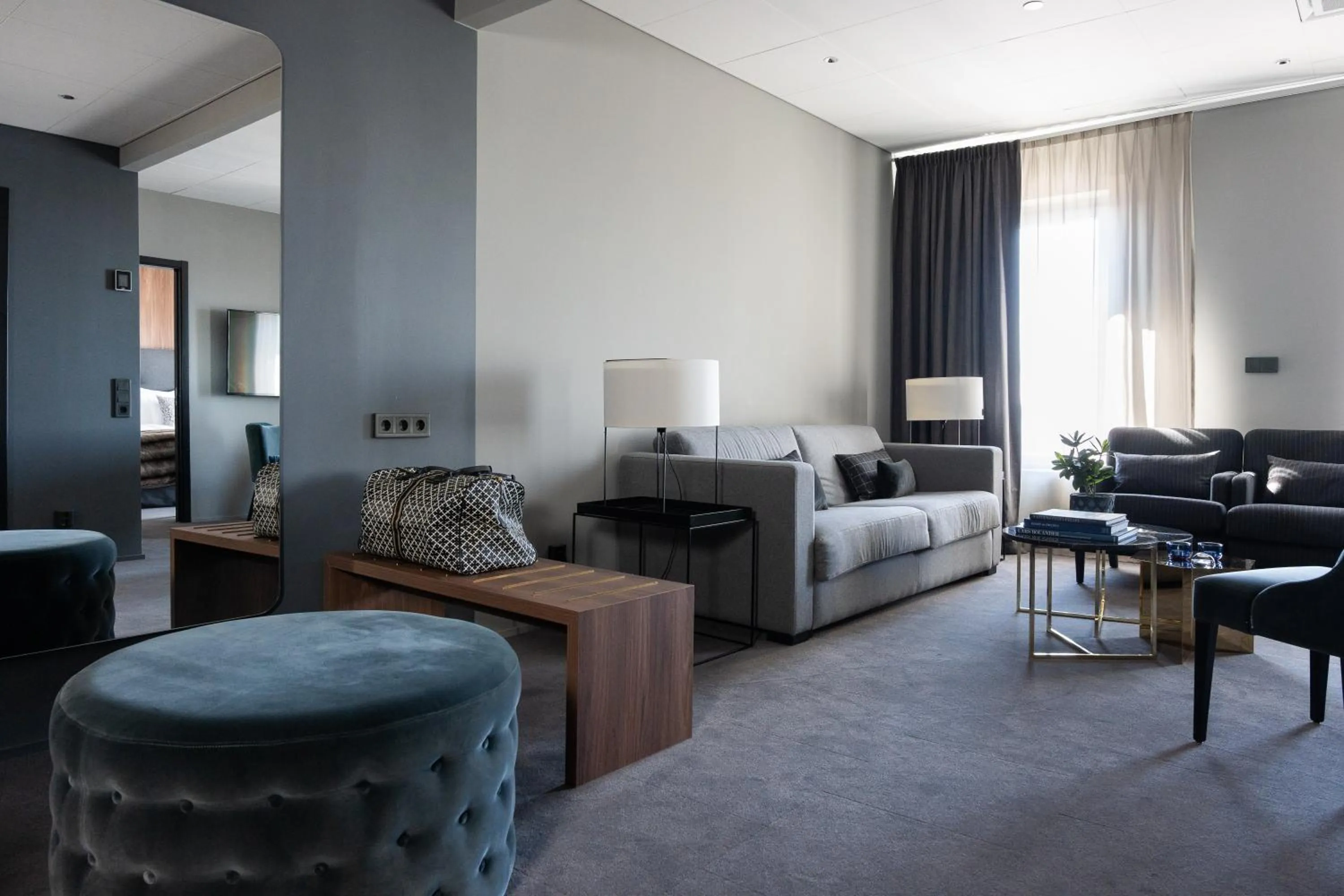 Living room, Bed in KUST Hotell & SPA