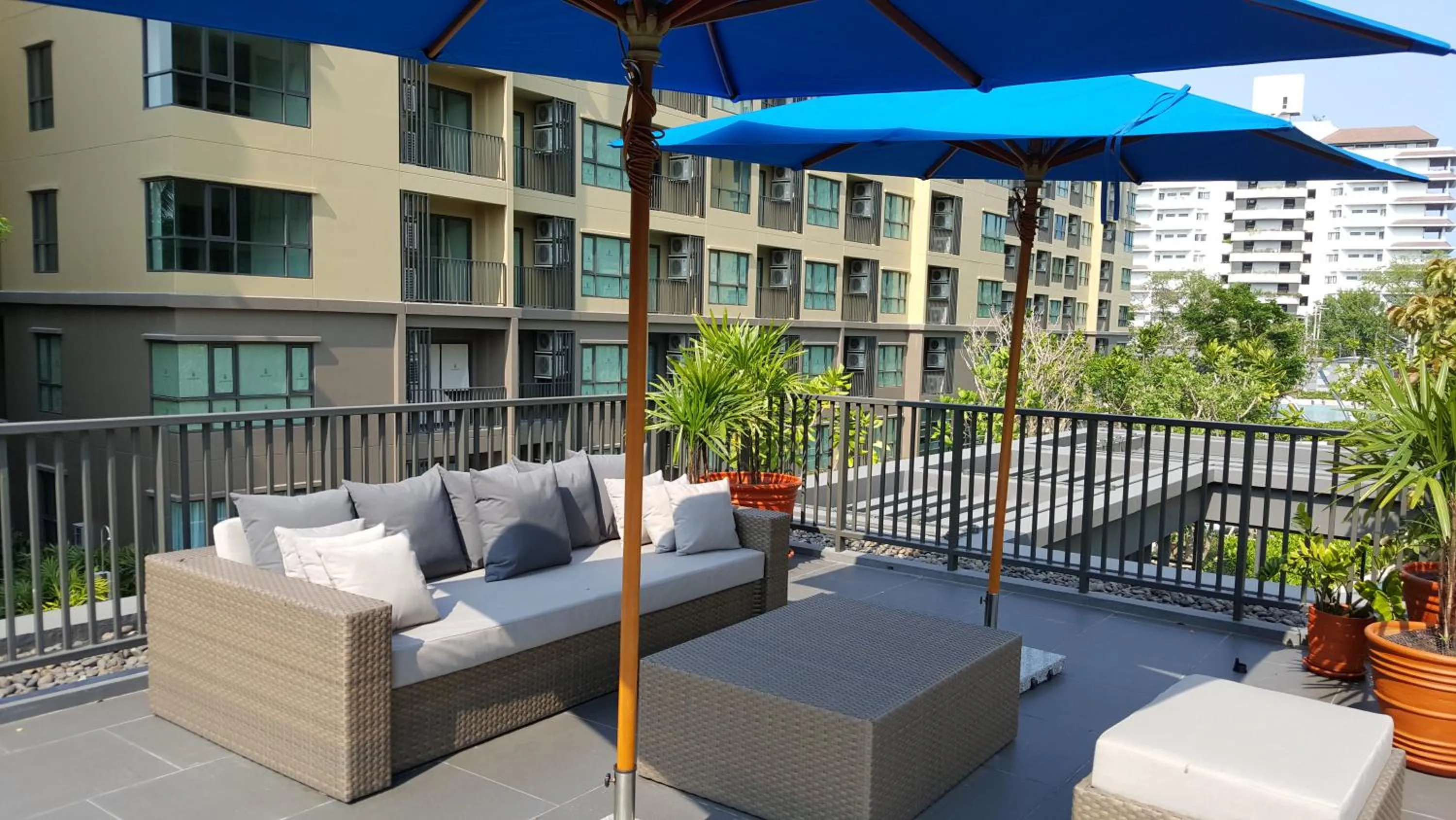 Lobby or reception in The Relaxing Room Pool Access at Rain Resort Condominium Cha Am- Hua Hin