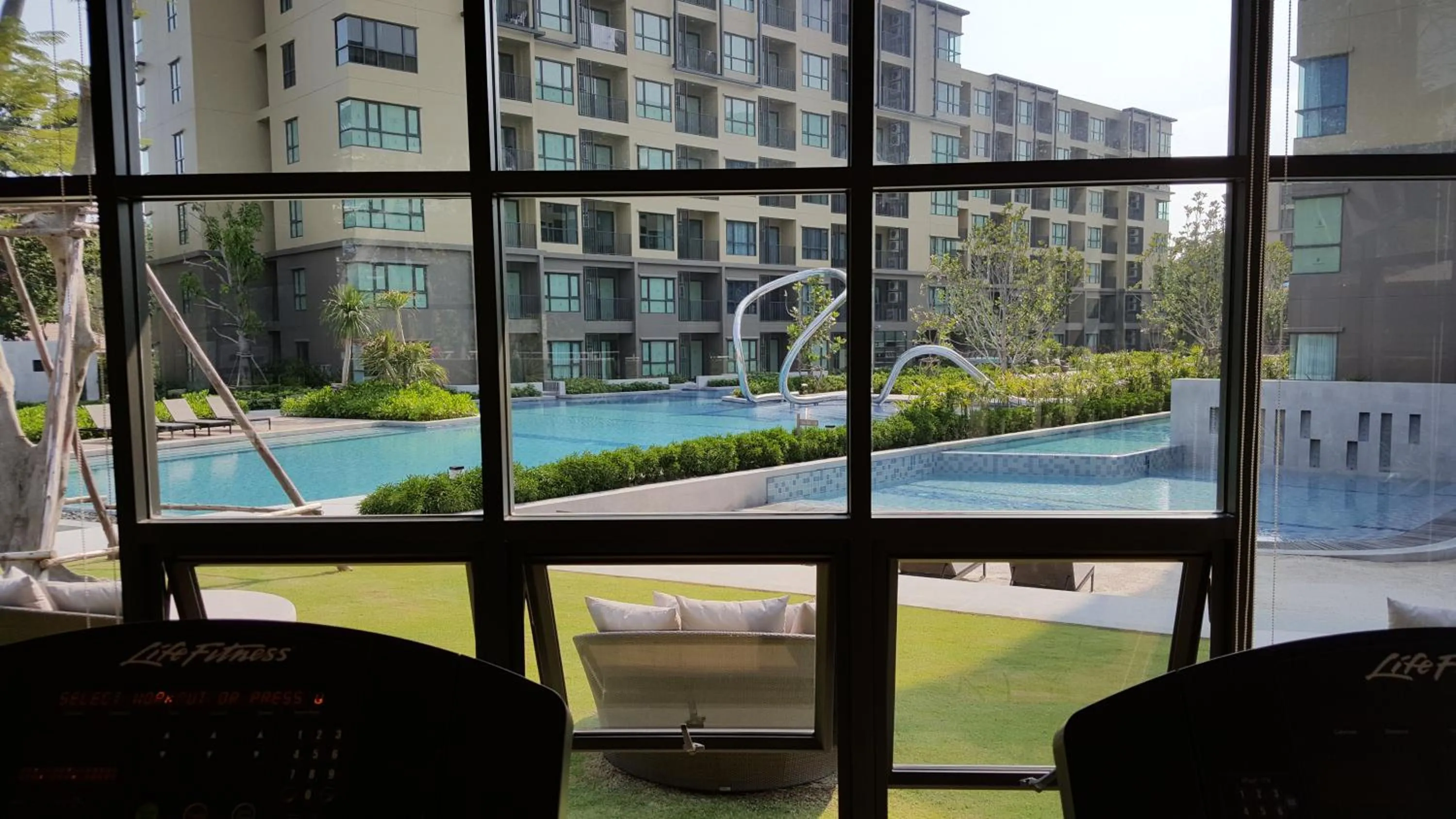 Swimming pool in The Relaxing Room Pool Access at Rain Resort Condominium Cha Am- Hua Hin