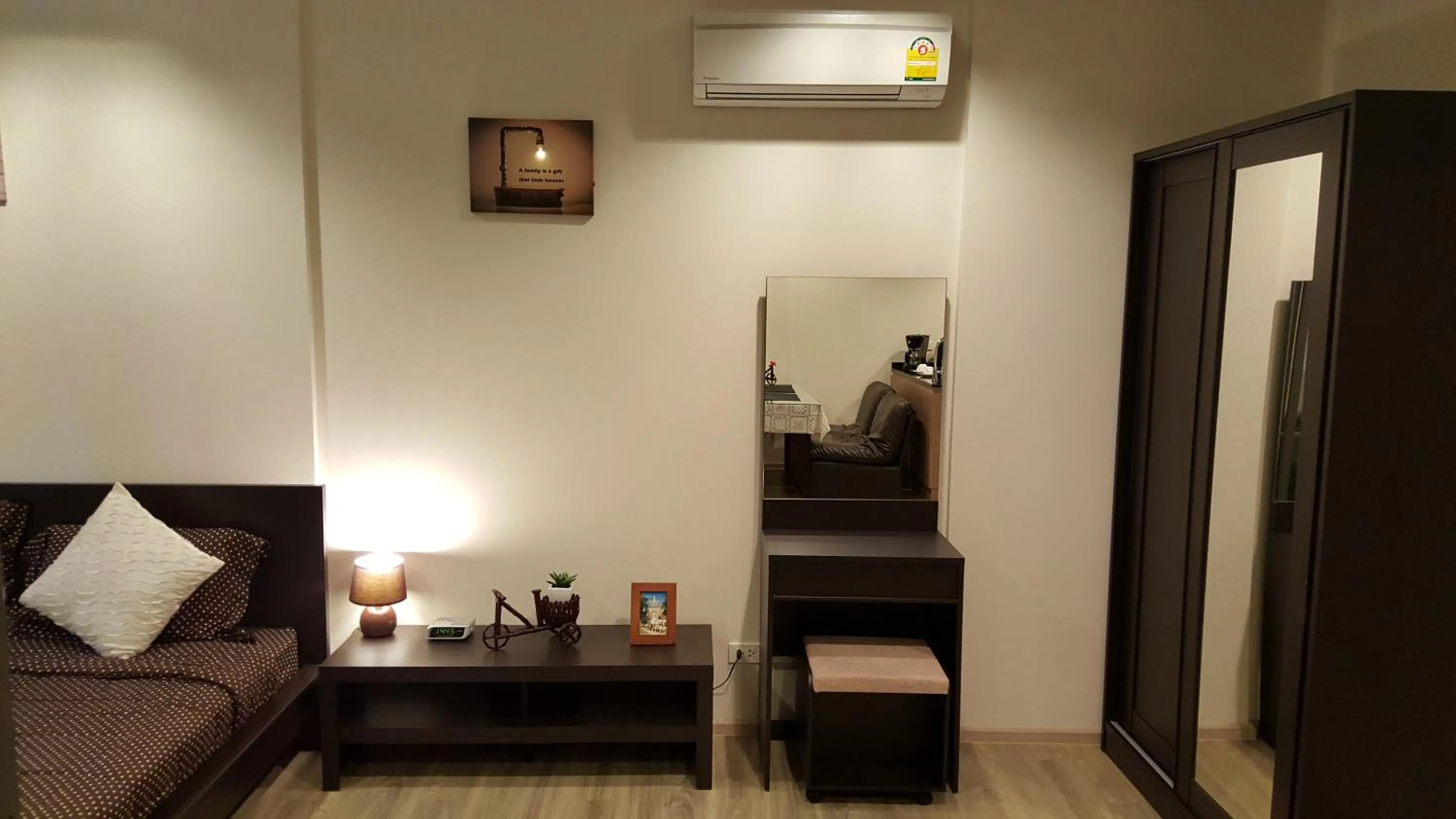 Bedroom in The Relaxing Room Pool Access at Rain Resort Condominium Cha Am- Hua Hin