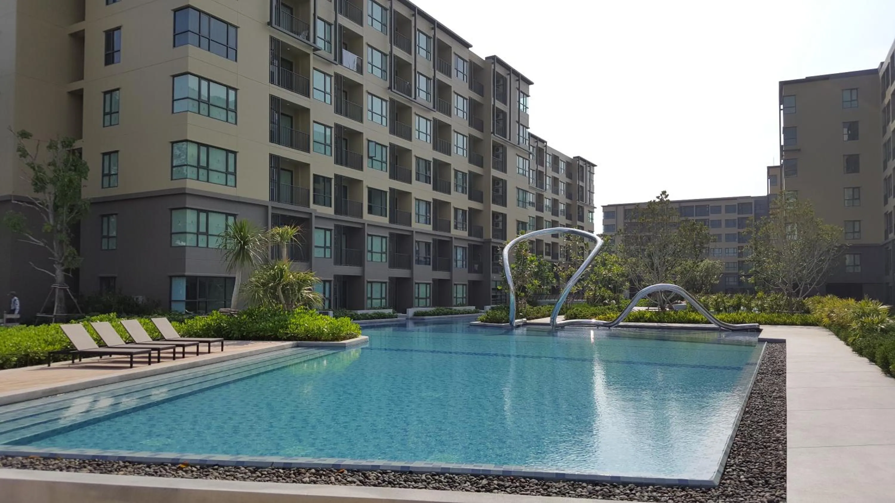 Swimming pool in The Relaxing Room Pool Access at Rain Resort Condominium Cha Am- Hua Hin