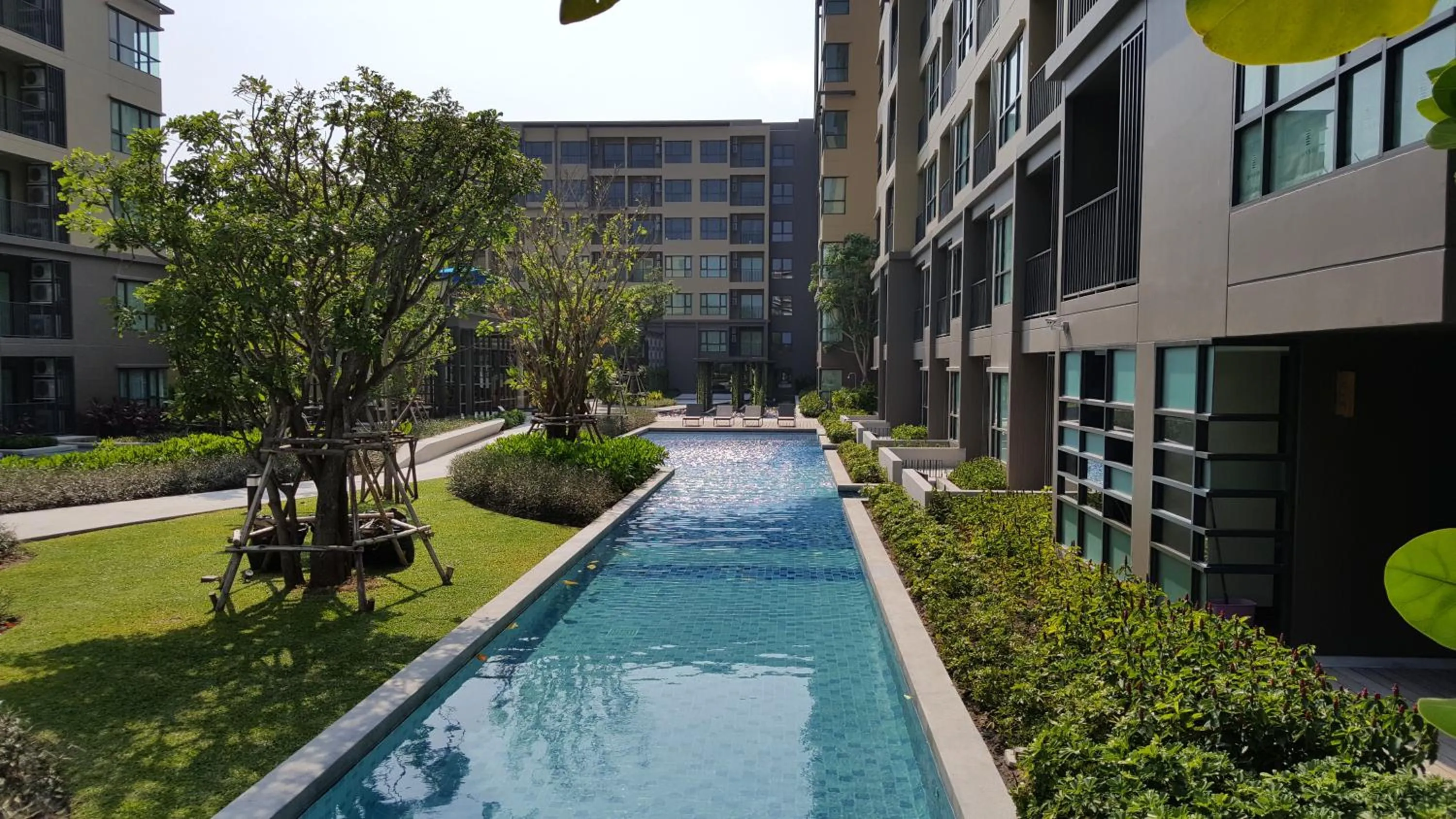 Swimming pool in The Relaxing Room Pool Access at Rain Resort Condominium Cha Am- Hua Hin
