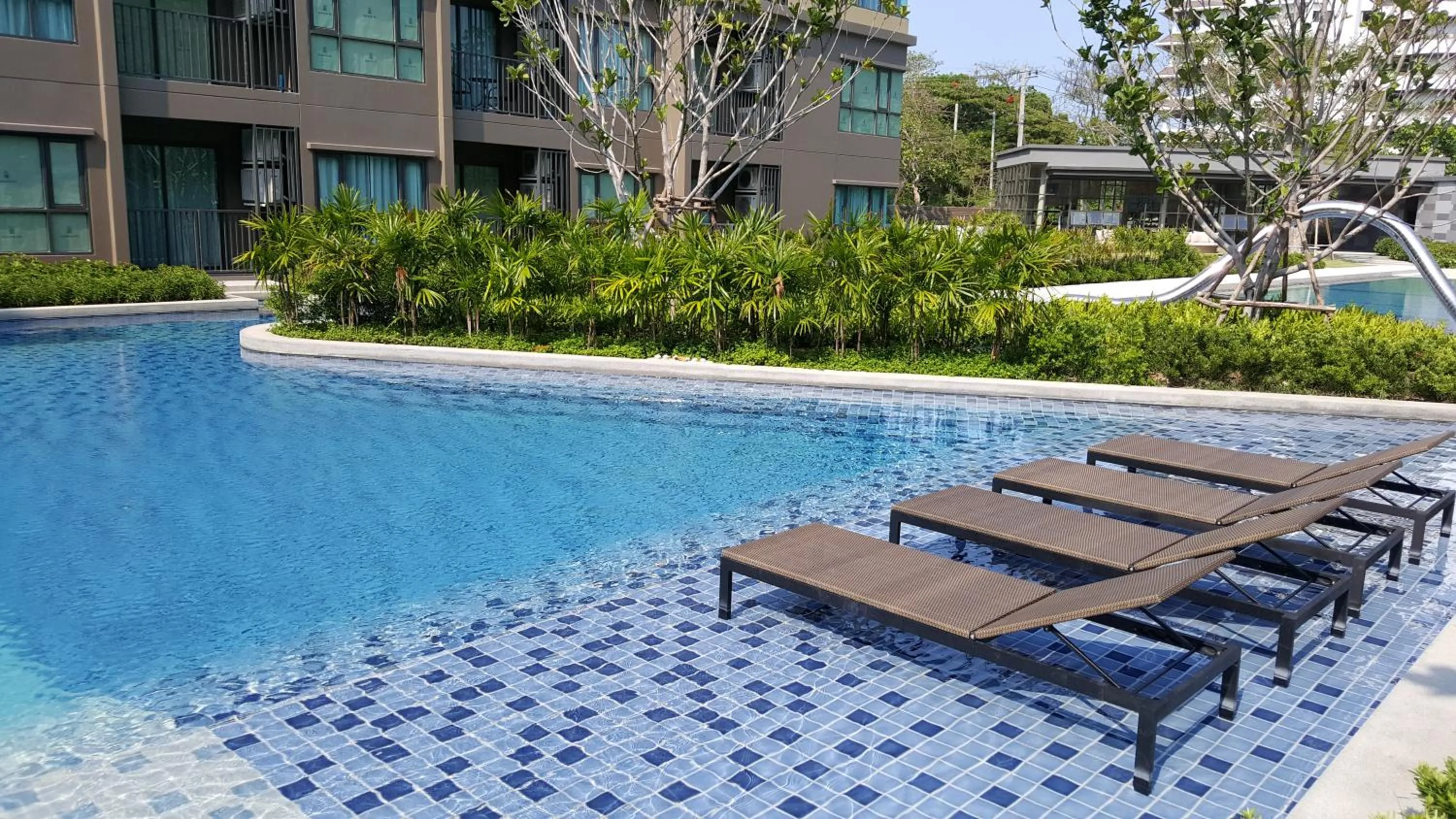 Swimming pool in The Relaxing Room Pool Access at Rain Resort Condominium Cha Am- Hua Hin