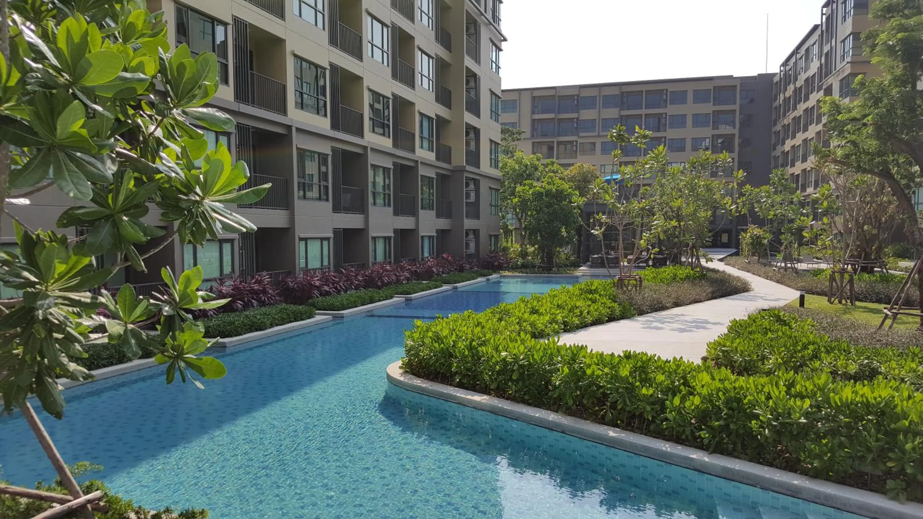 Swimming pool in The Relaxing Room Pool Access at Rain Resort Condominium Cha Am- Hua Hin