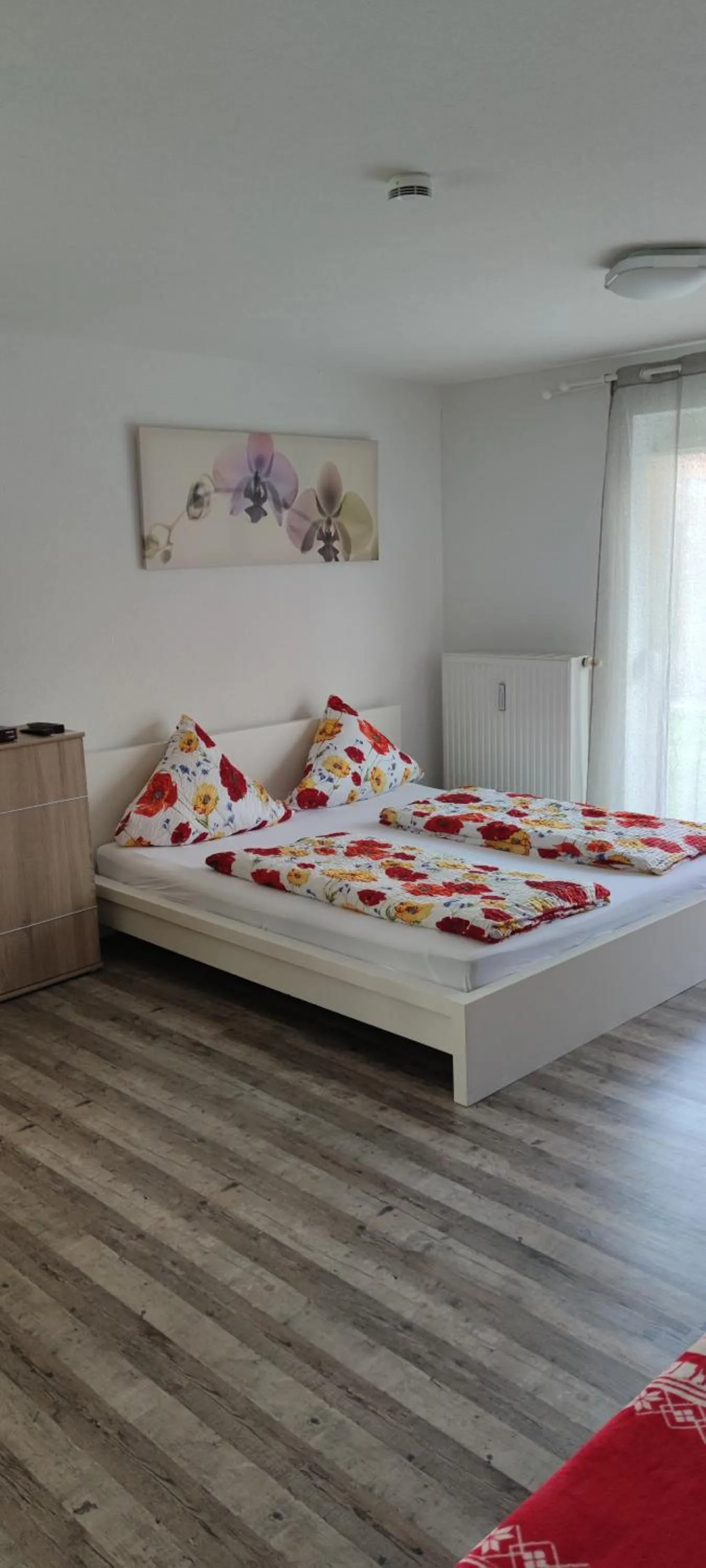 Bed in Ferienwohnung Zoja