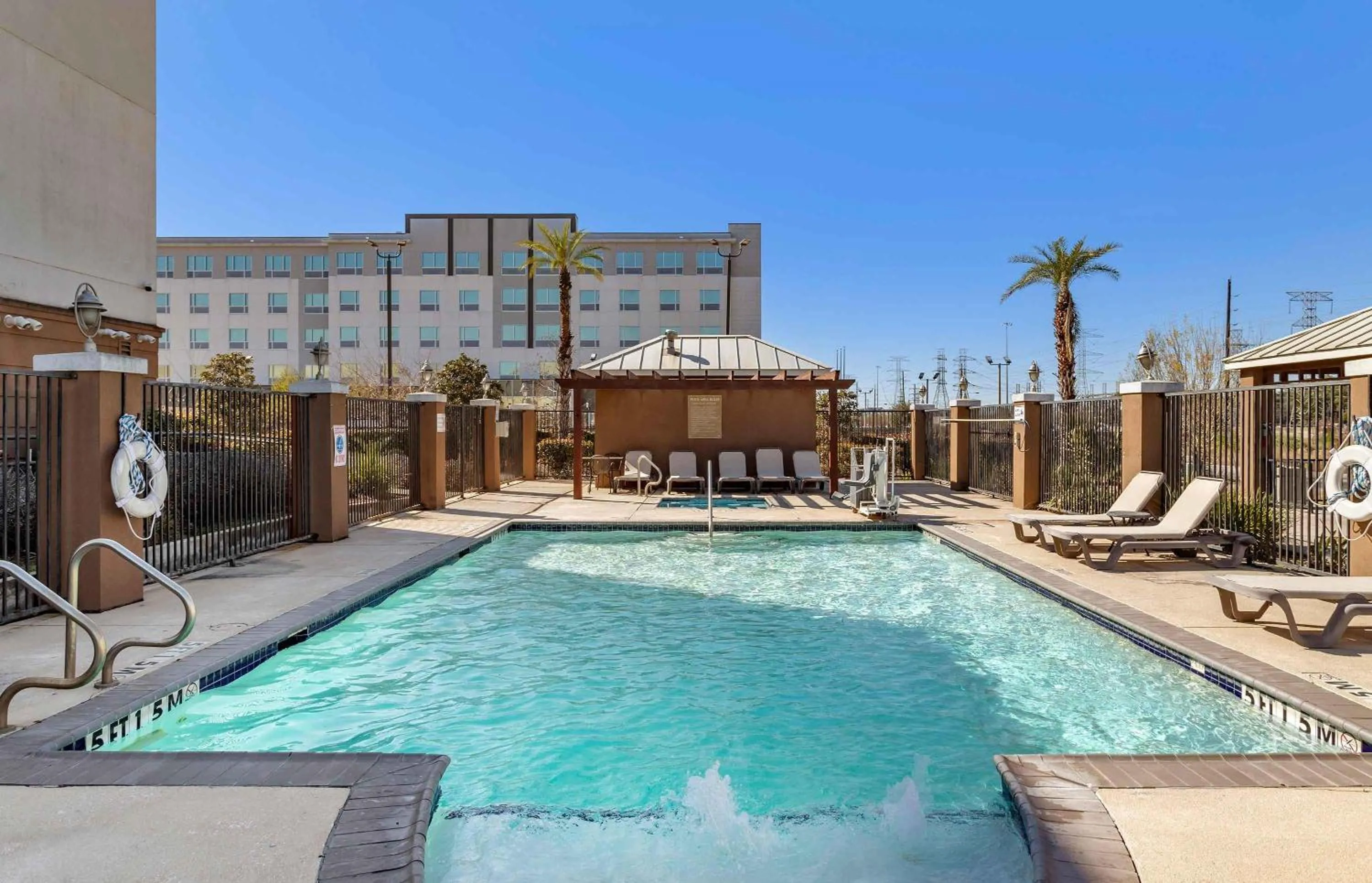Pool view in Extended Stay America Suites - Houston - IAH Airport