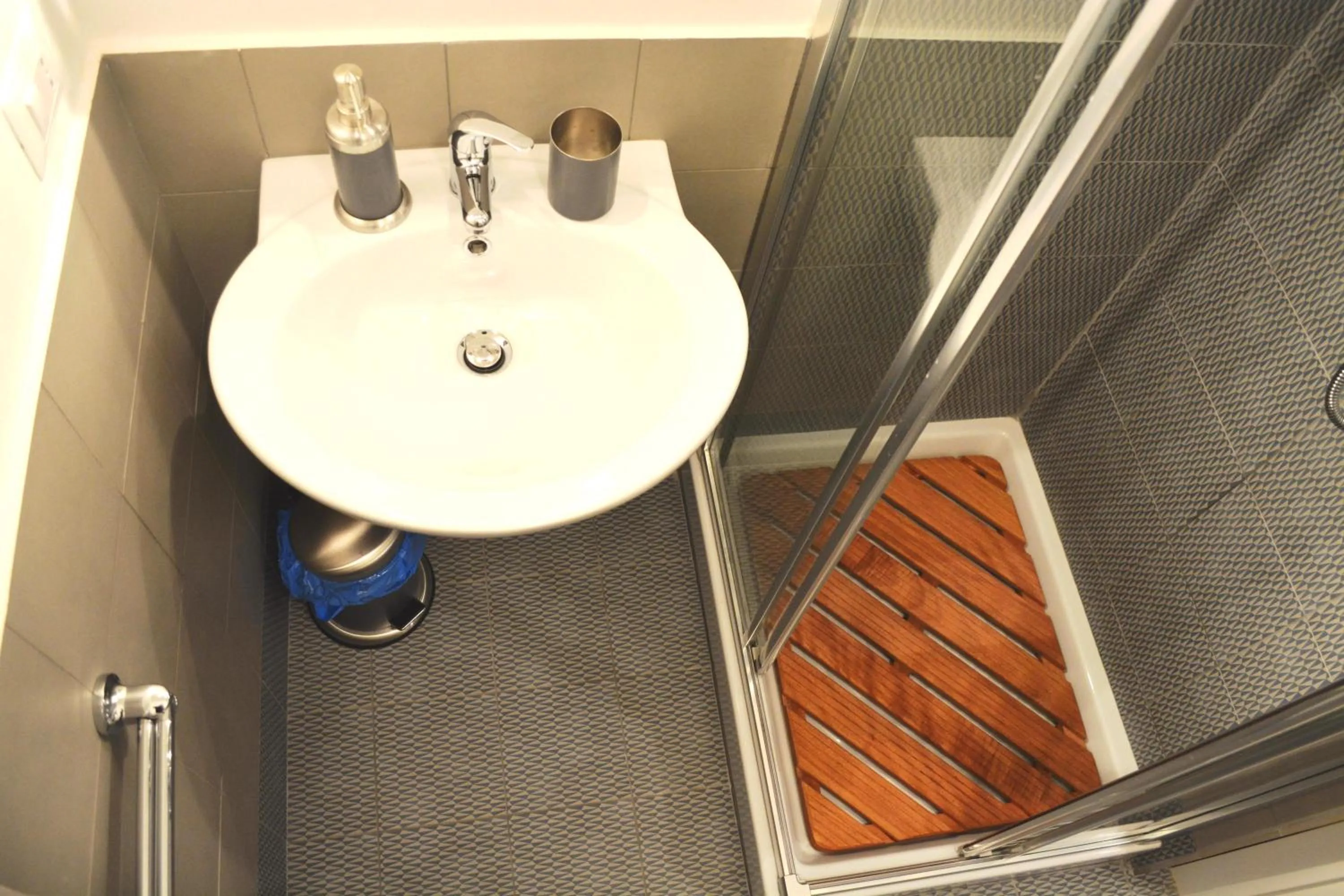 Bathroom in L'Attichetto di Ponte Milvio a Roma Centro