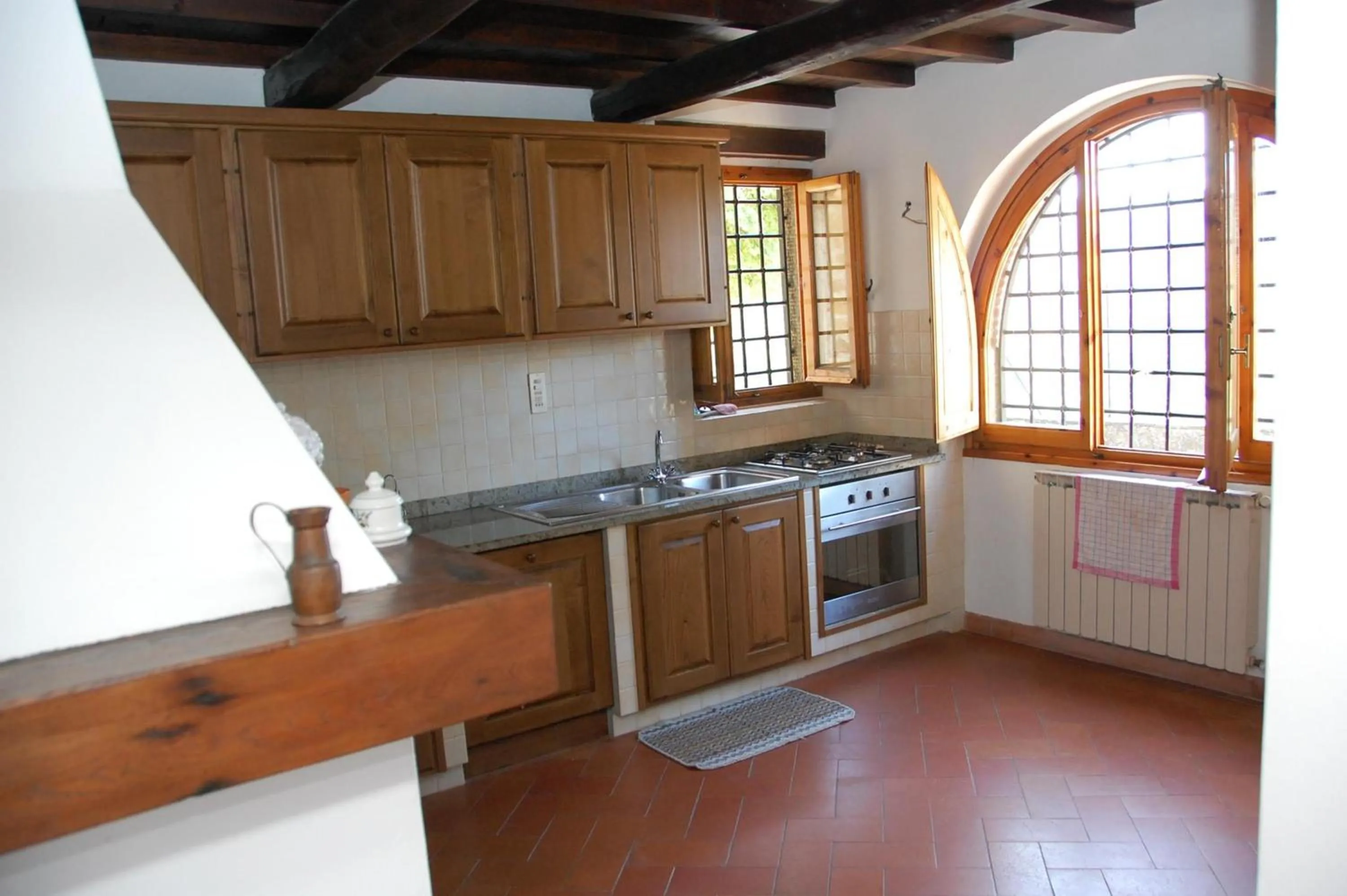 Kitchen or kitchenette in Agriturismo Casapasserini
